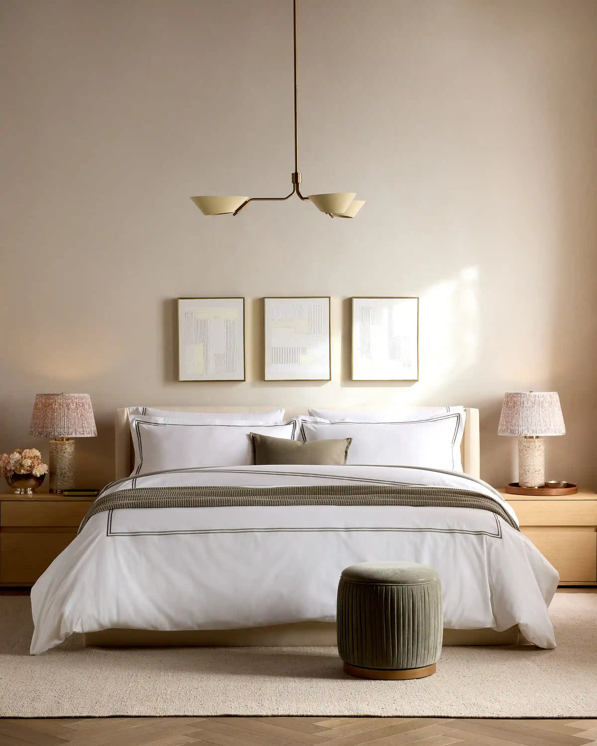 Organic Crisp Percale Duvet Cover Set