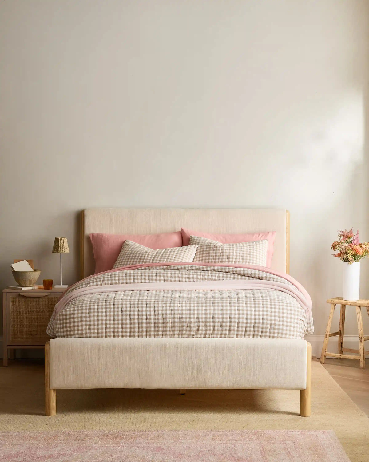 European Linen Patterned Quilt