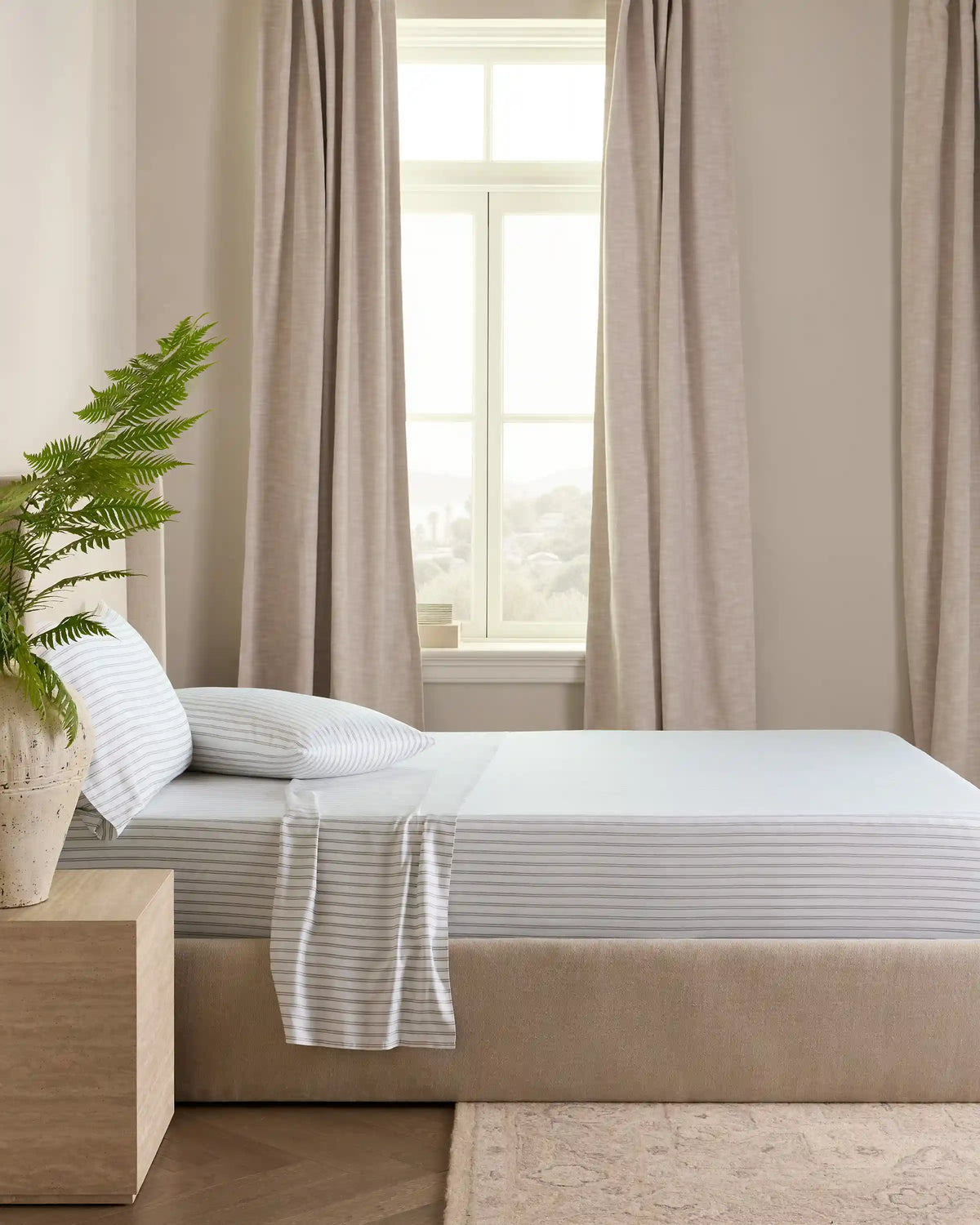 Bamboo Stripe Pillowcase Set