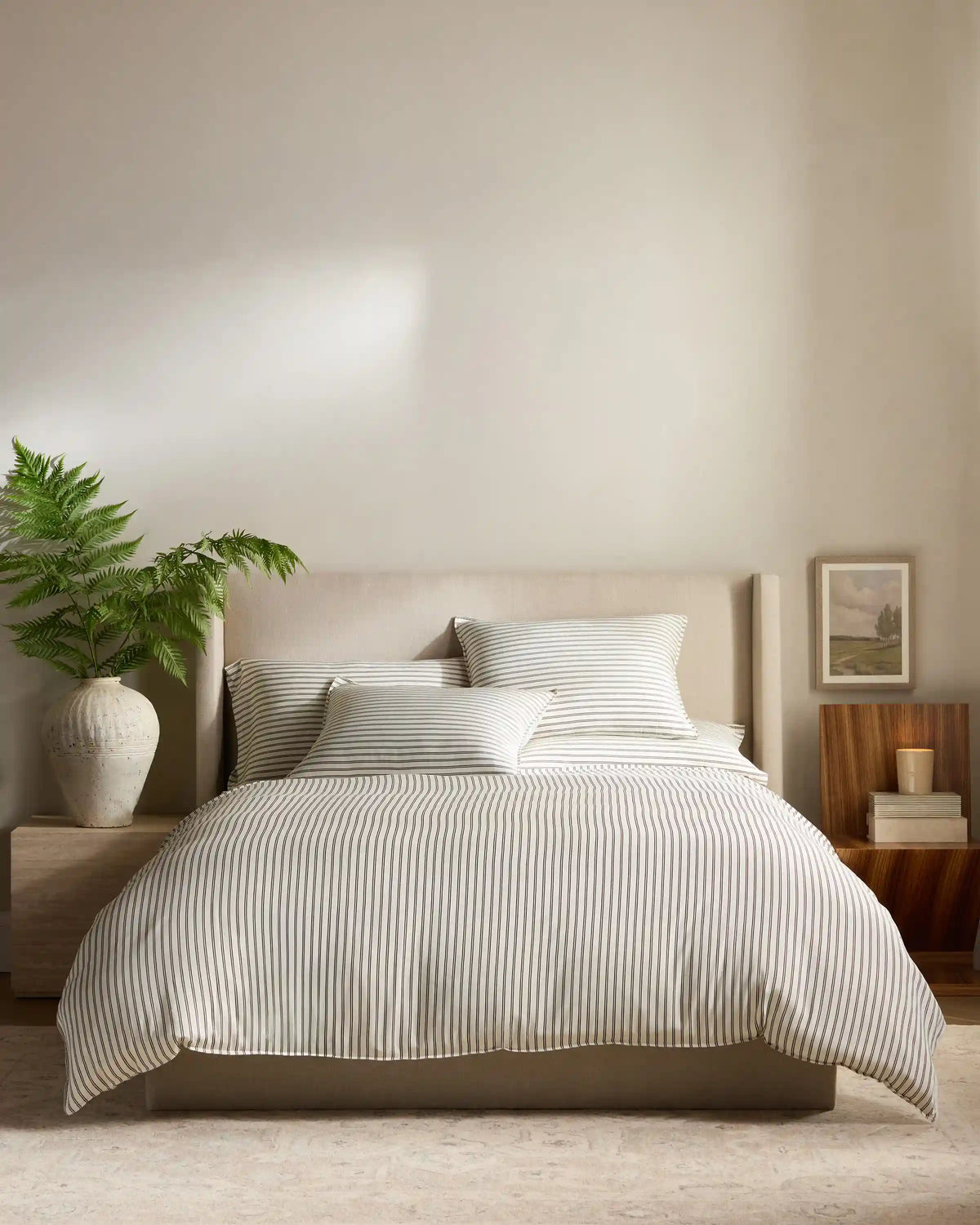 Bamboo Stripe Duvet Cover