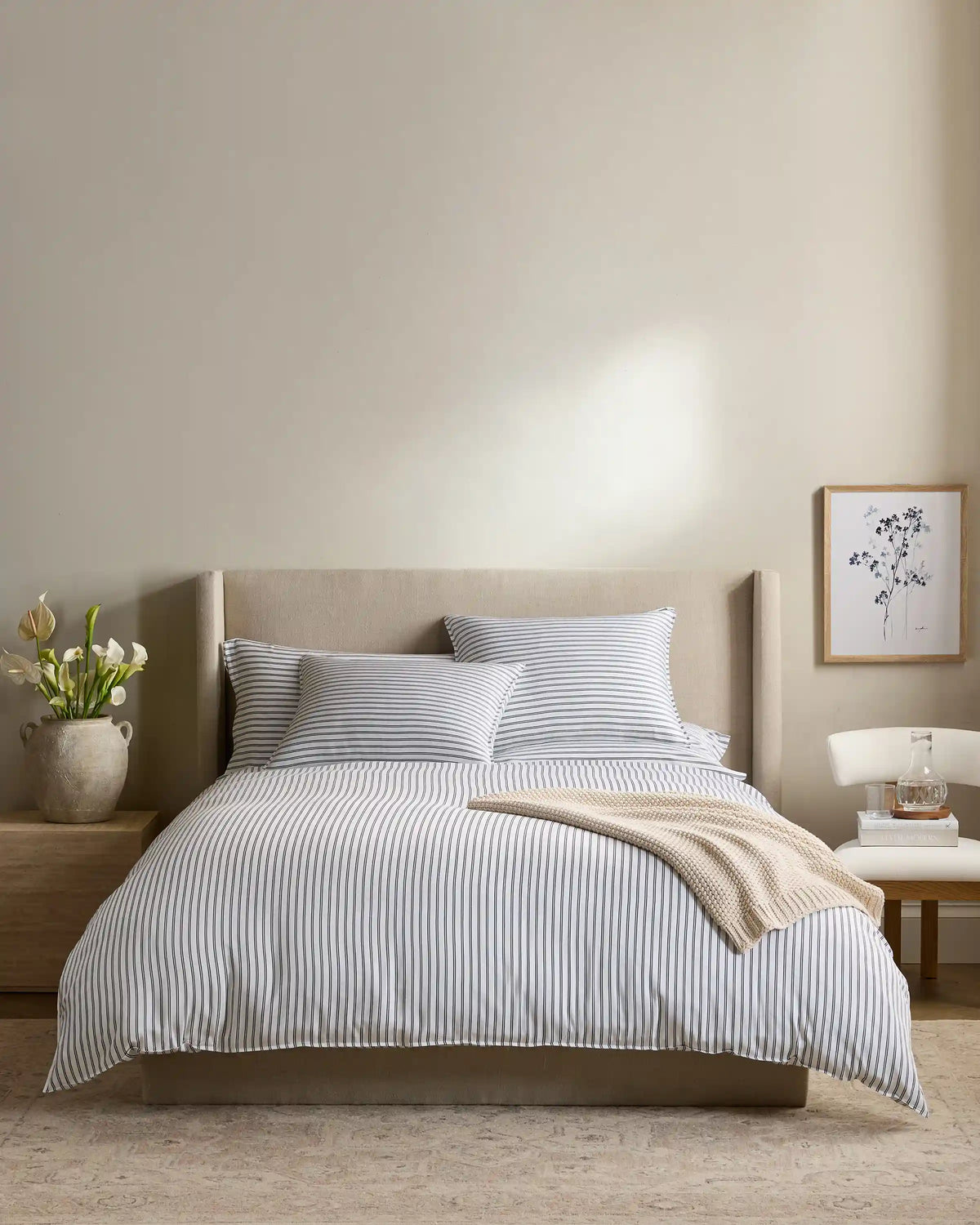 Bamboo Stripe Deluxe Bedding Bundle