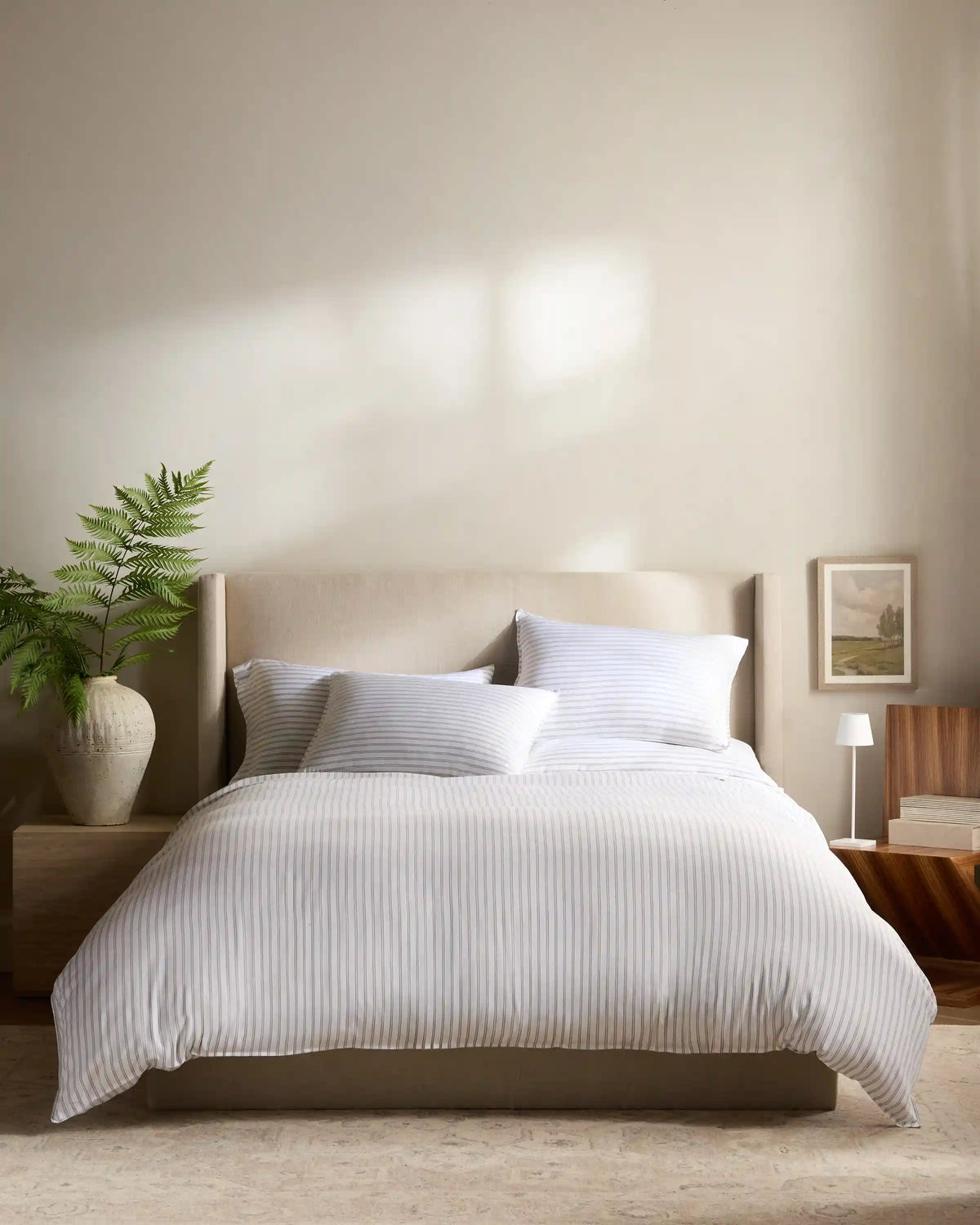 Bamboo Stripe Sham Set