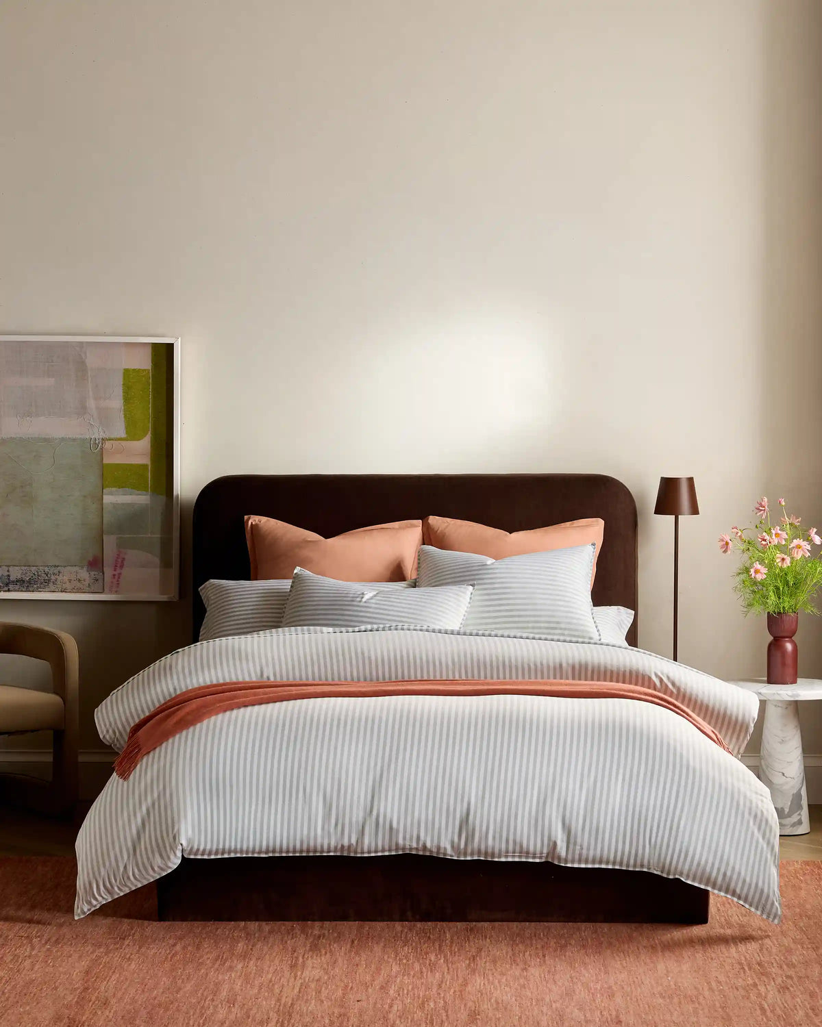 Bamboo Stripe Deluxe Bedding Bundle