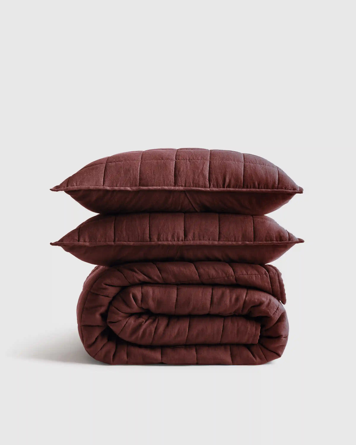 European Linen Box Quilt Set