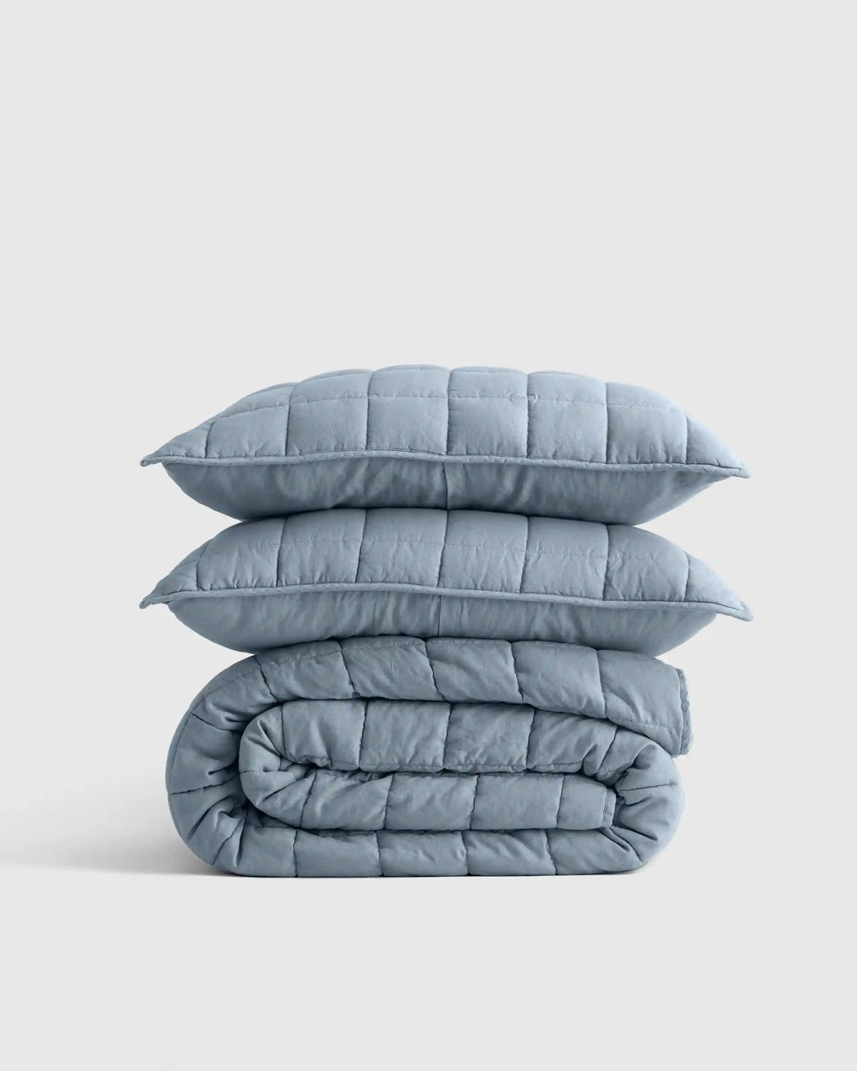 European Linen Box Quilt Set