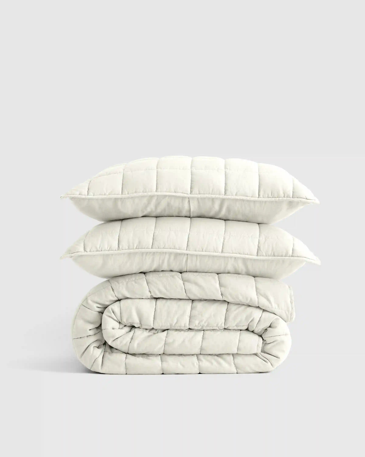 European Linen Box Quilt Set