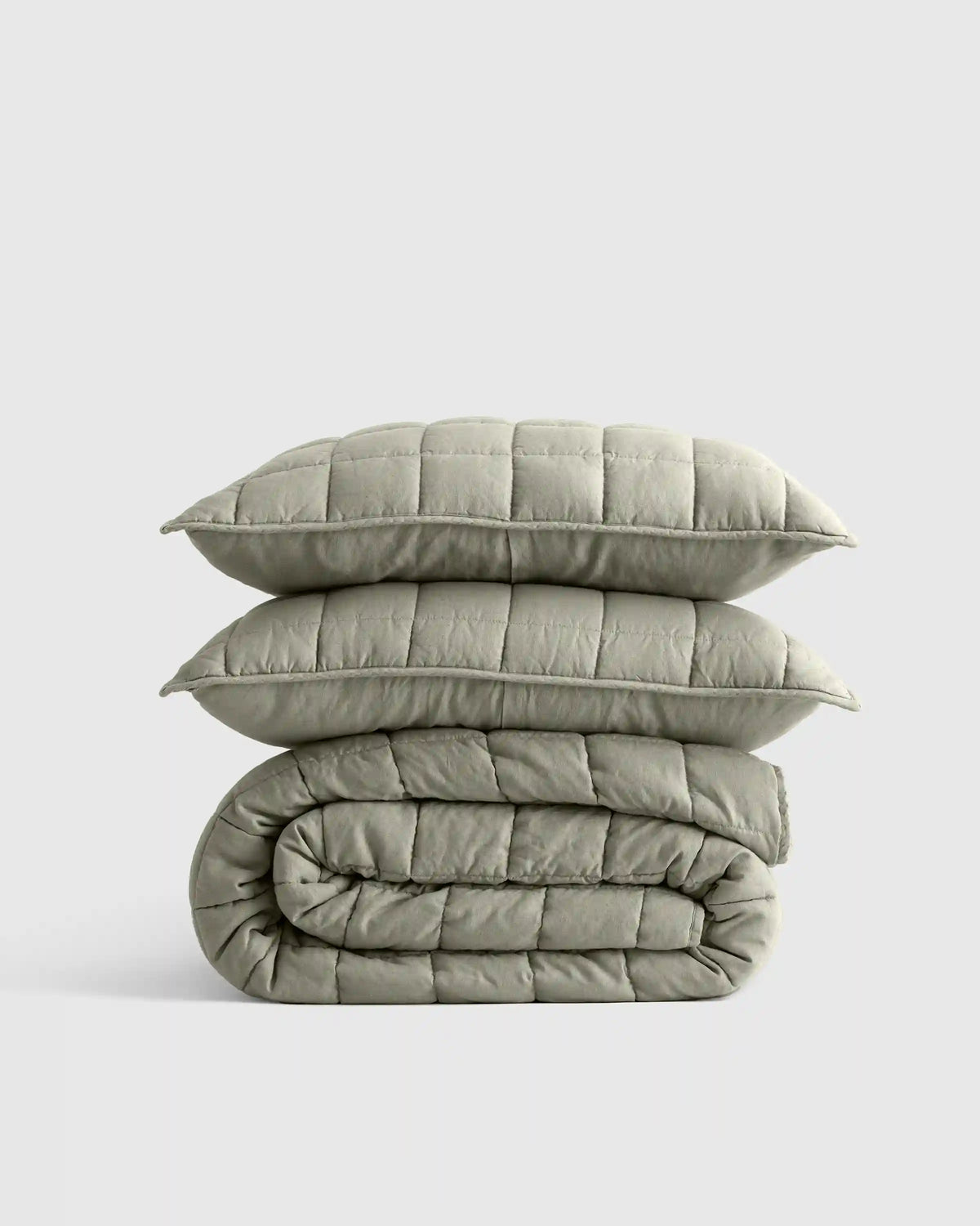 European Linen Box Quilt Set