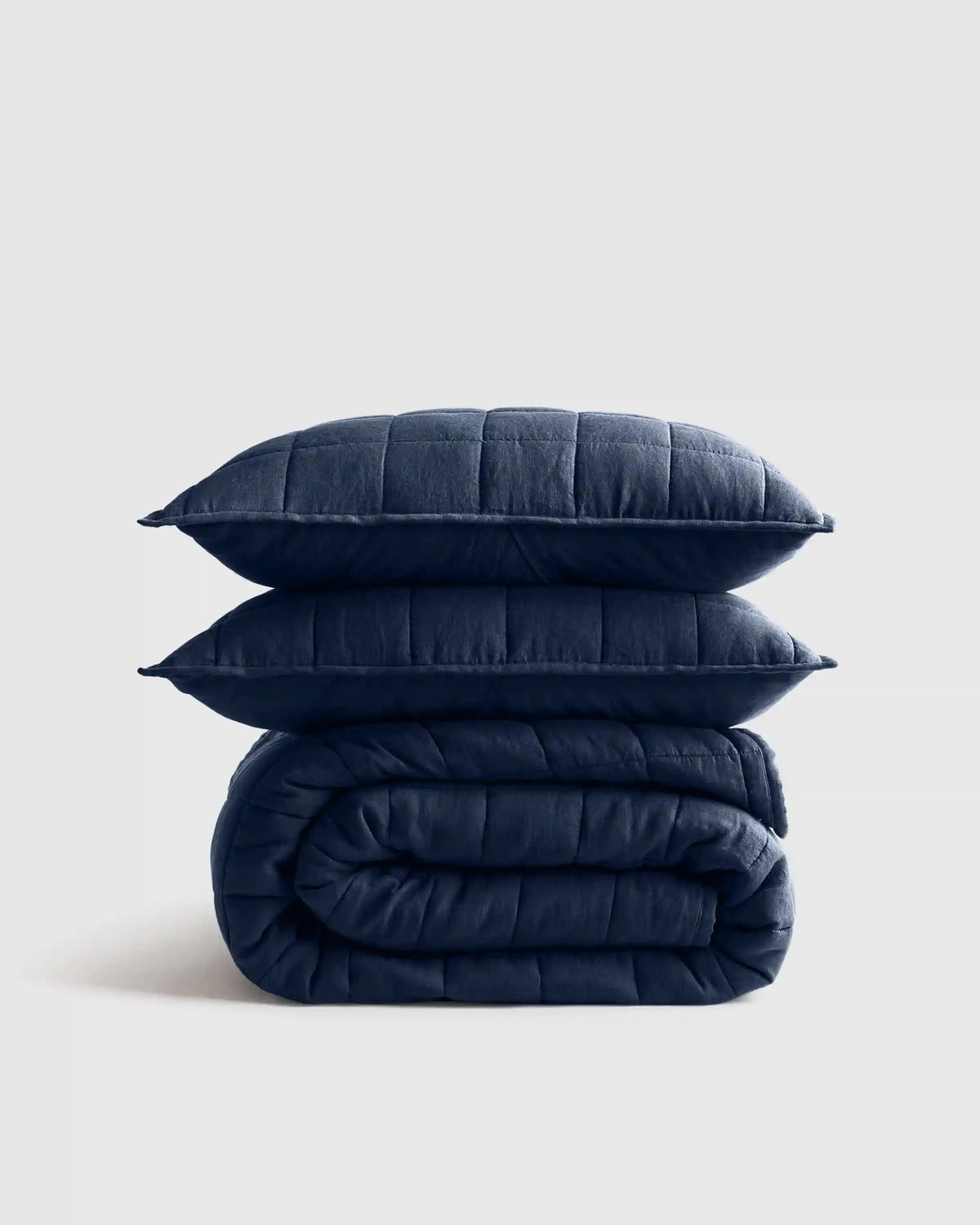 European Linen Box Quilt Set