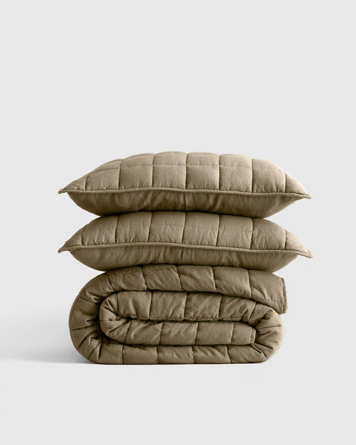 European Linen Box Quilt Set
