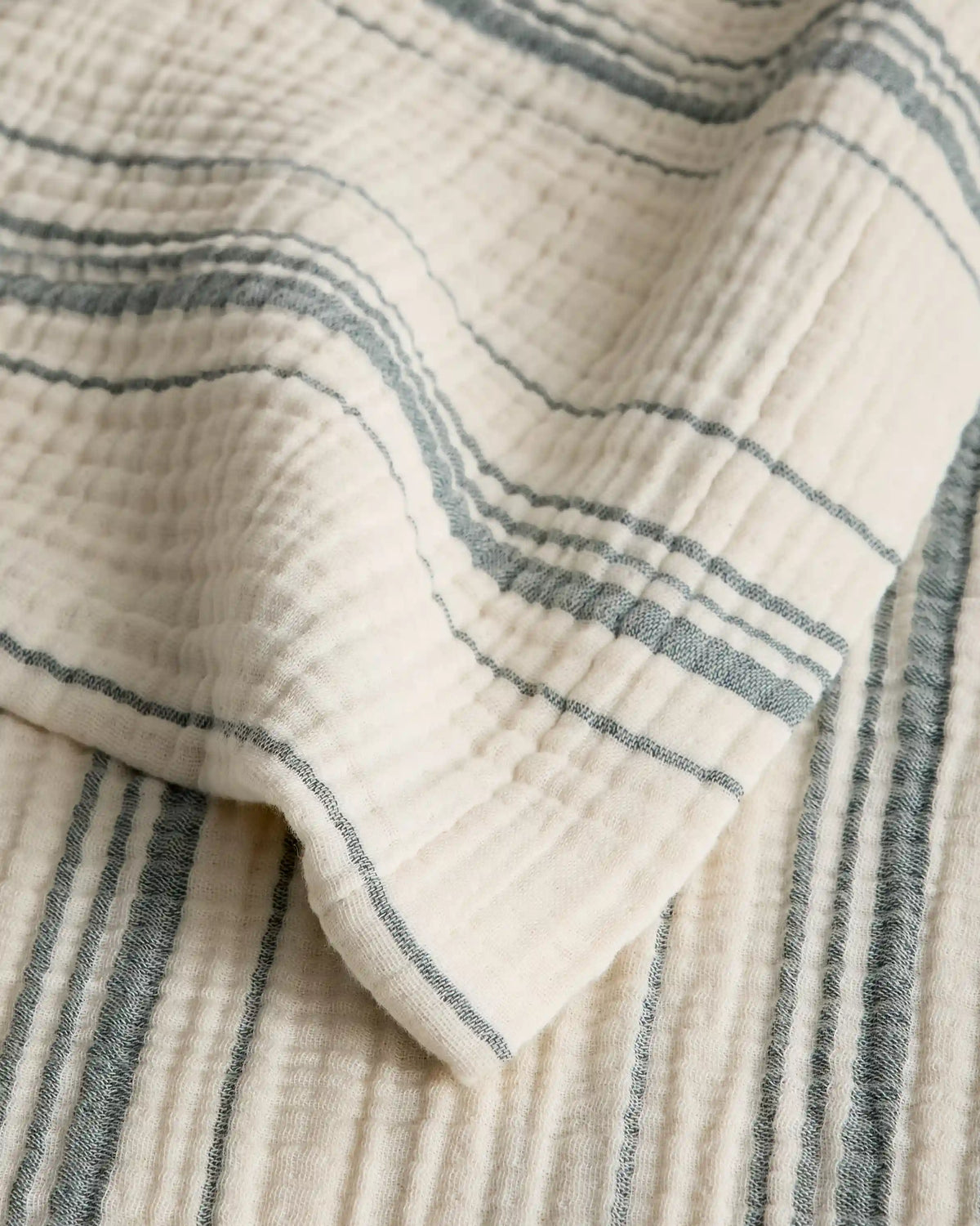 Organic Cotton Gauze Stripe Blanket