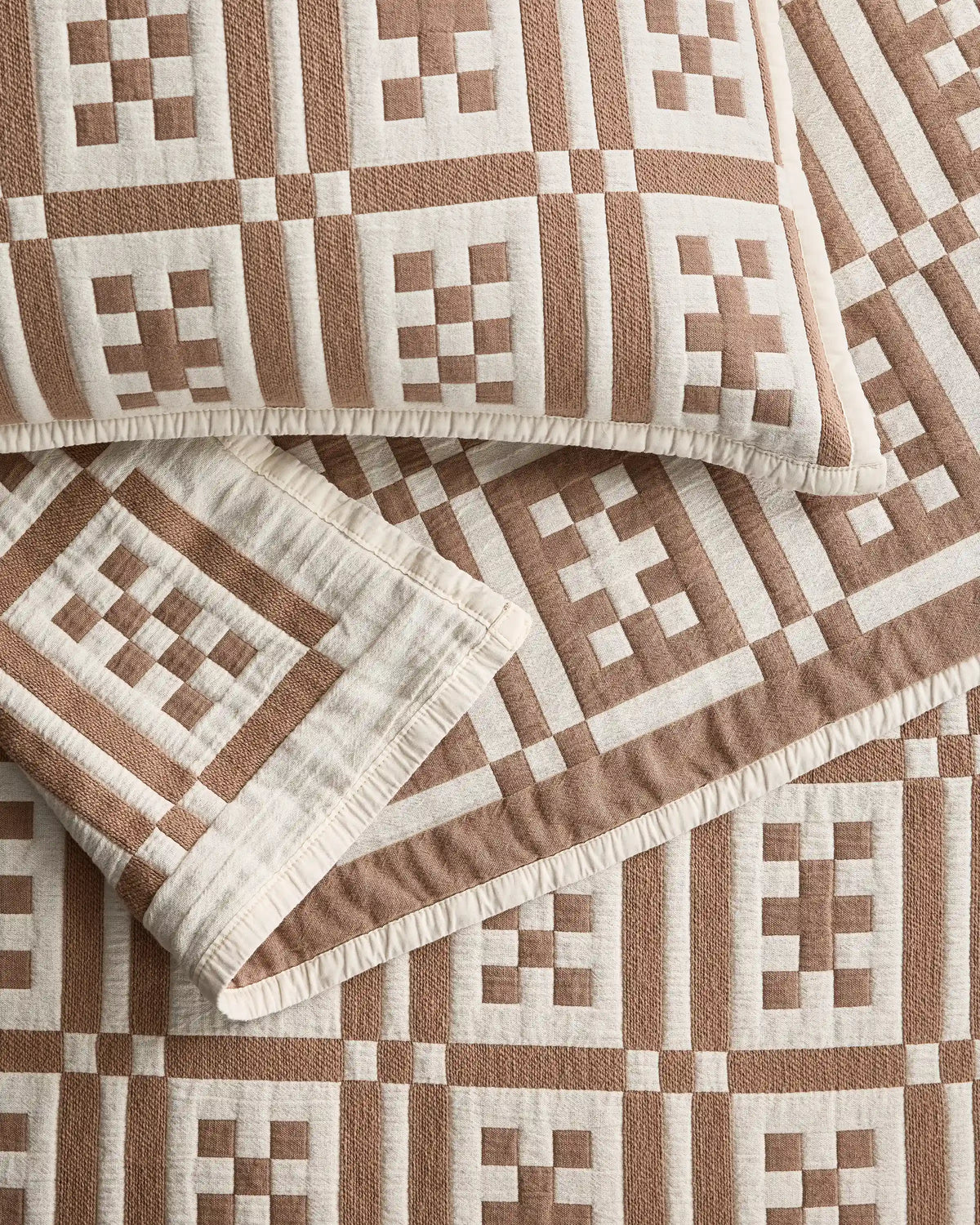 Organic Cotton Jacquard Geo Sham Set