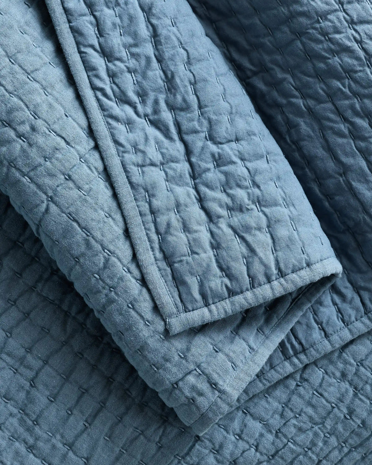 European Linen Cotton Stitch Quilt Set