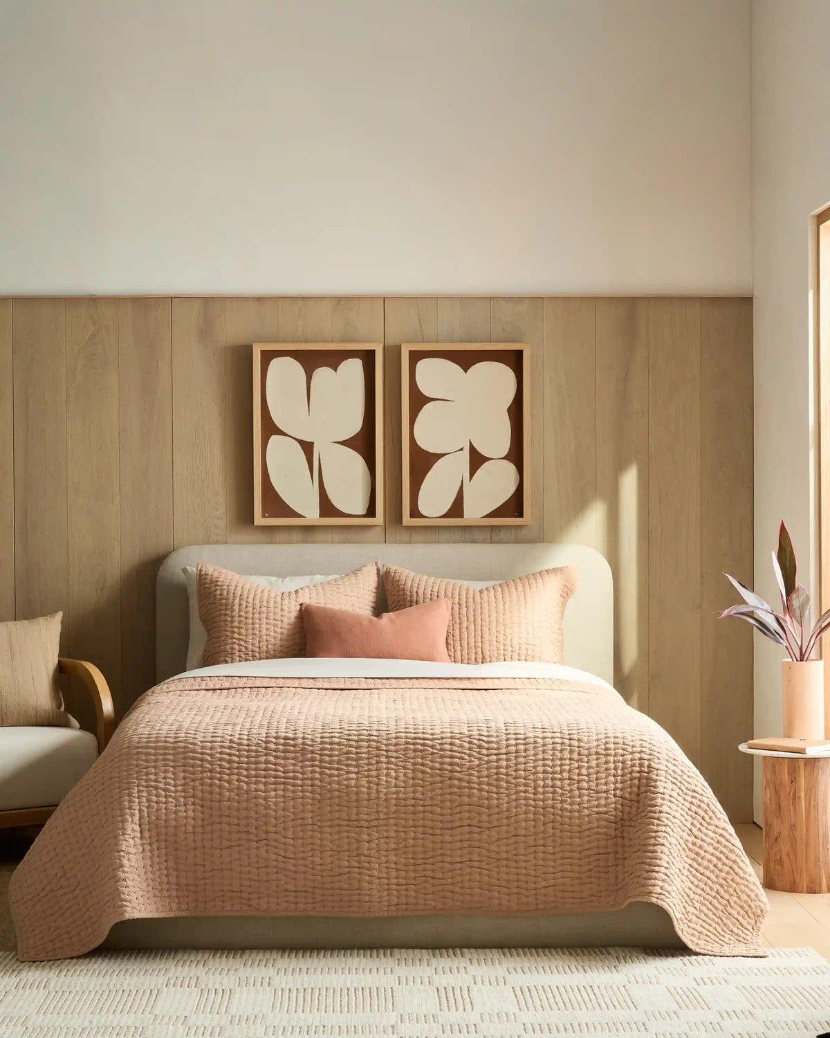 European Linen Cotton Stitch Quilt