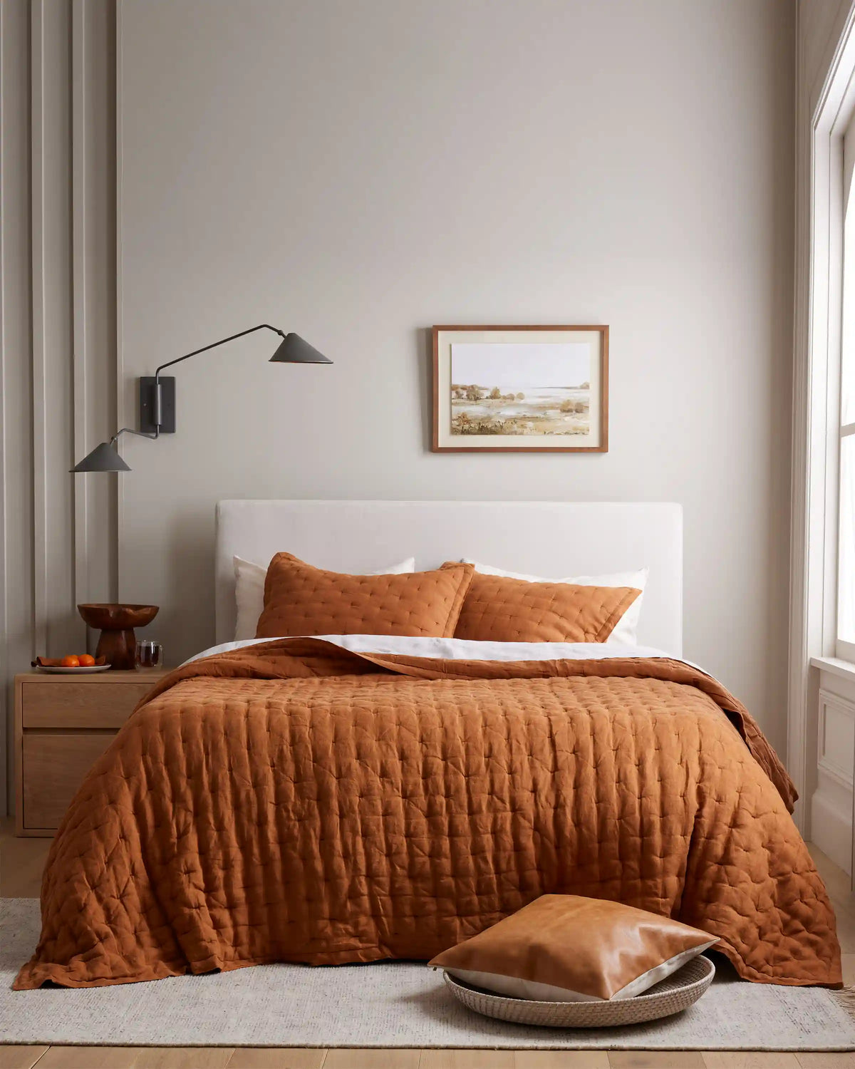 European Linen Dream Quilt Set