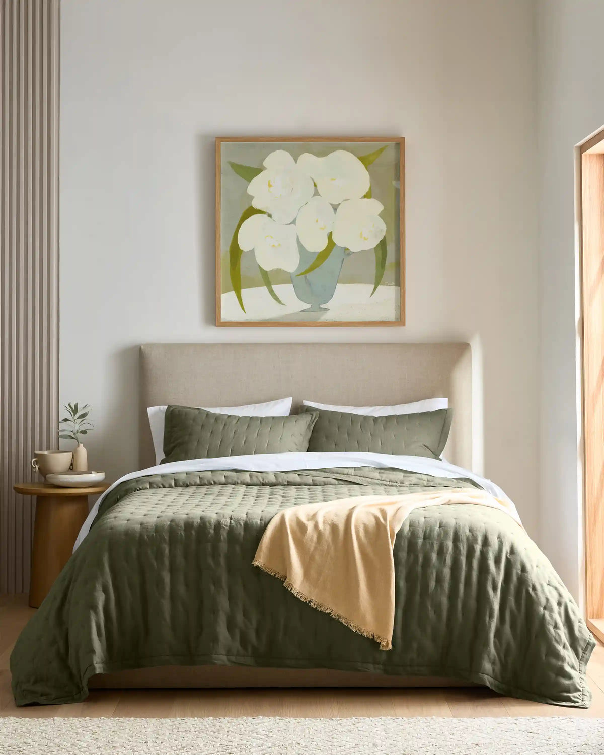 European Linen Dream Quilt Set