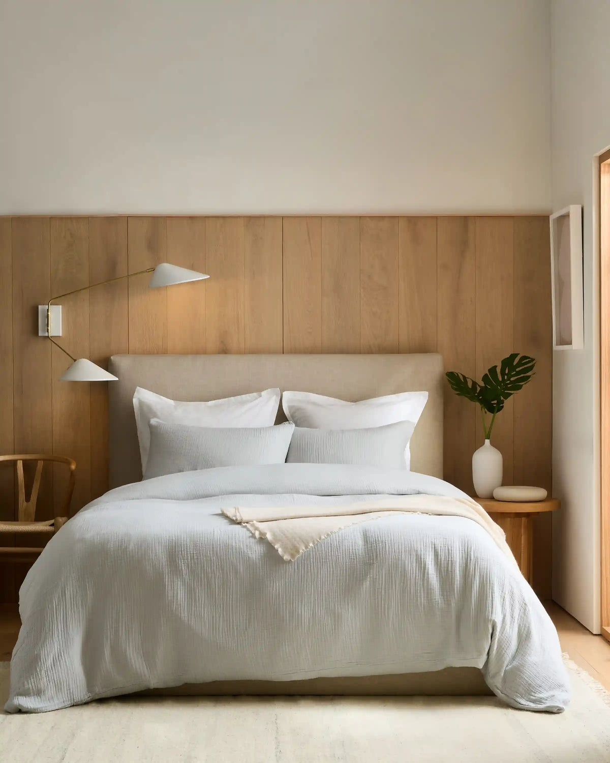 Organic Cotton Gauze Duvet Cover Set