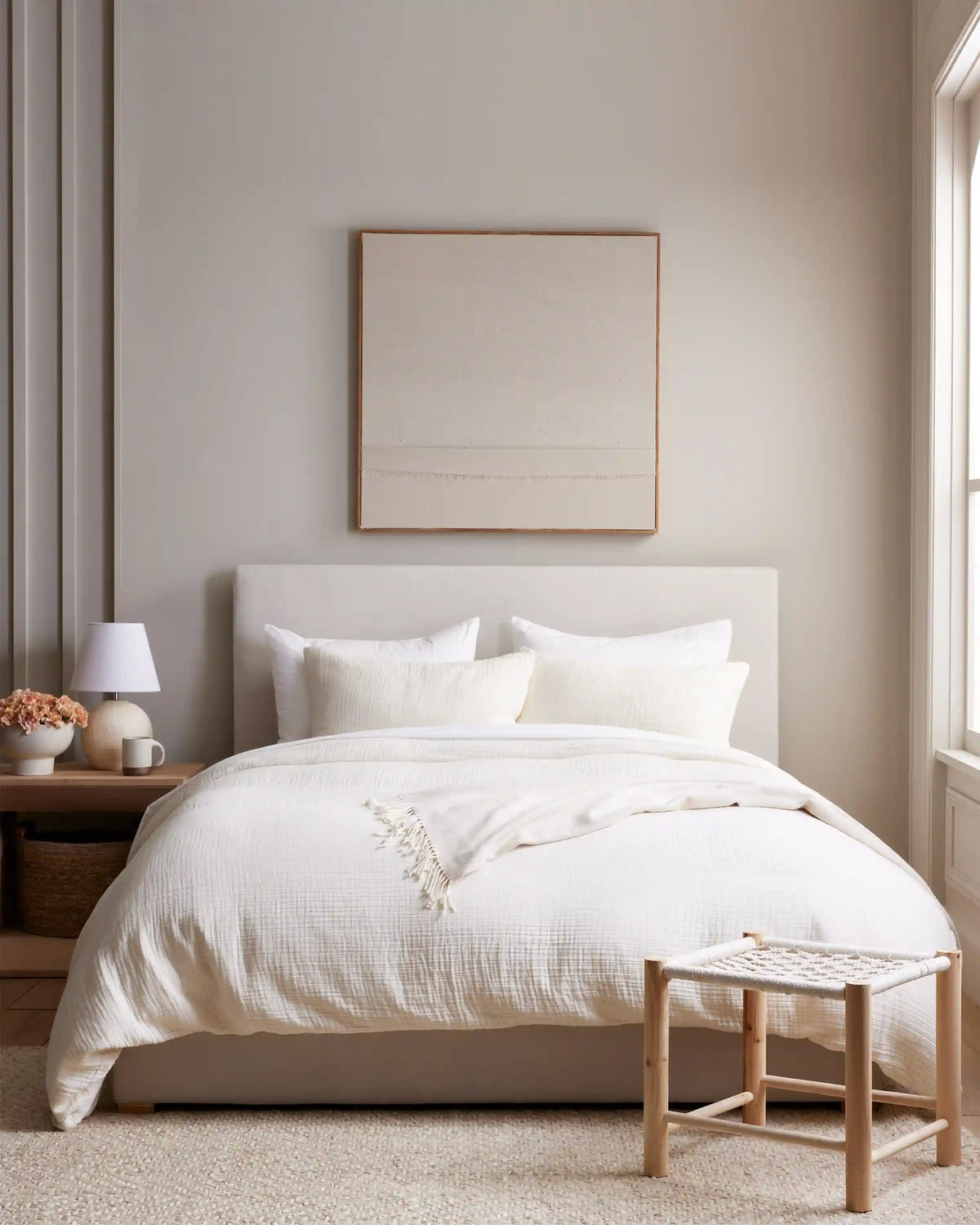 Organic Cotton Gauze Duvet Cover Set