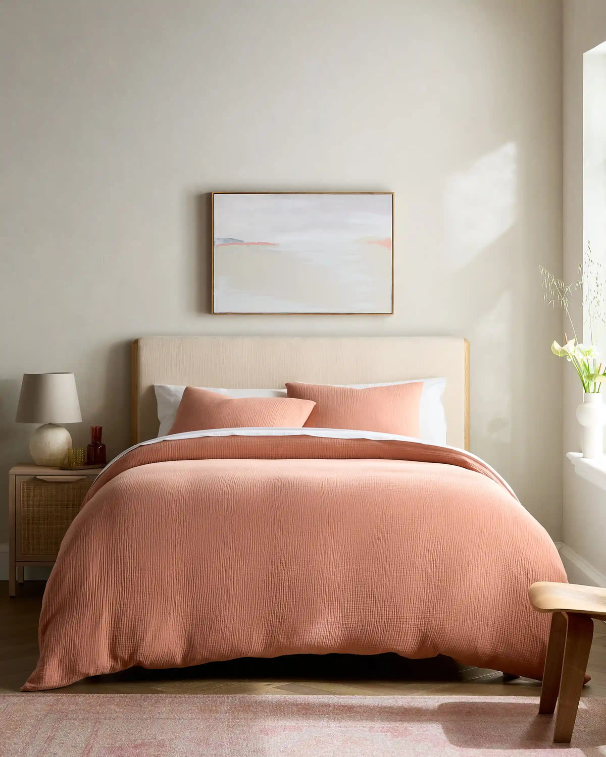 Organic Cotton Gauze Duvet Cover Set