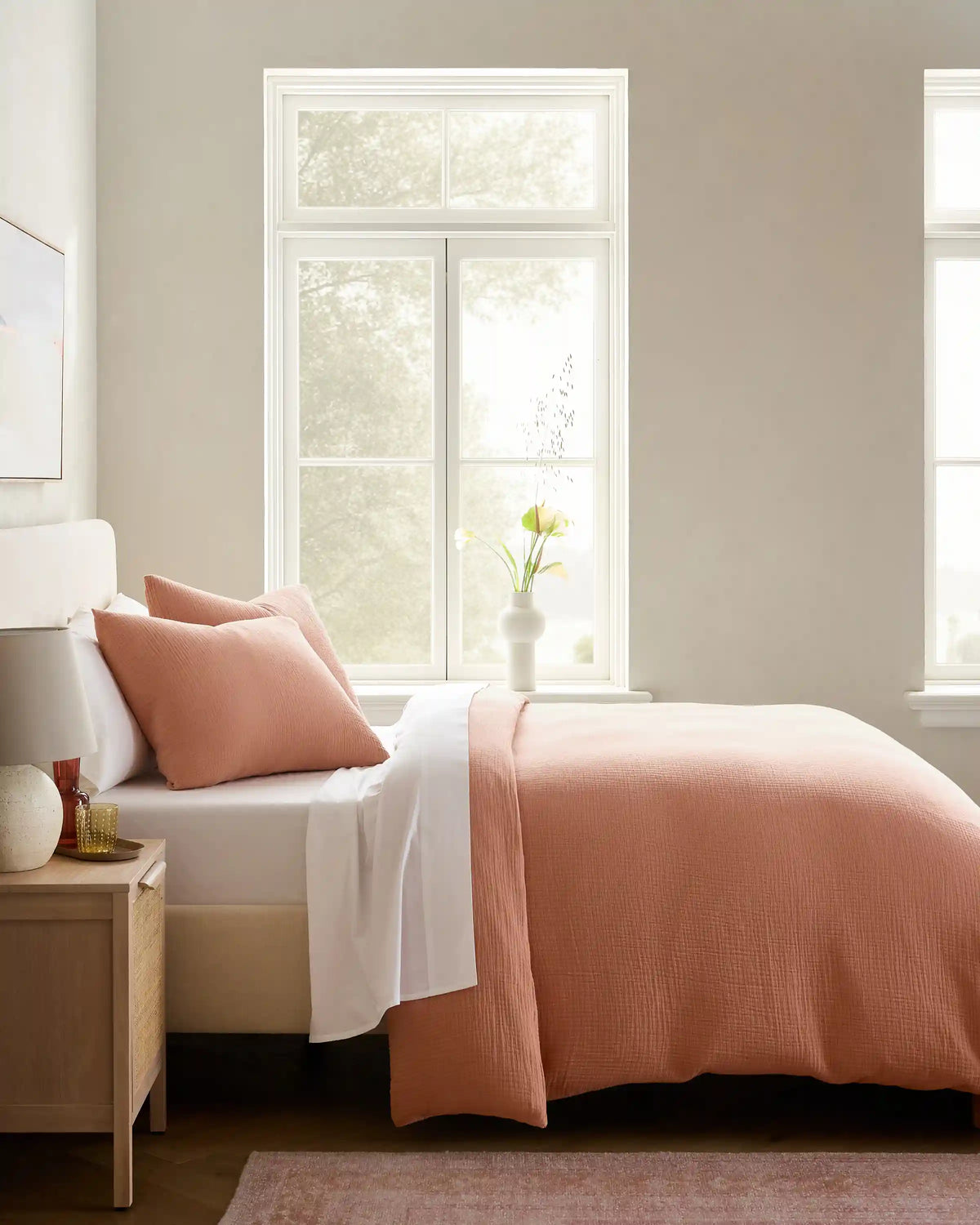 Organic Cotton Gauze Duvet Cover Set