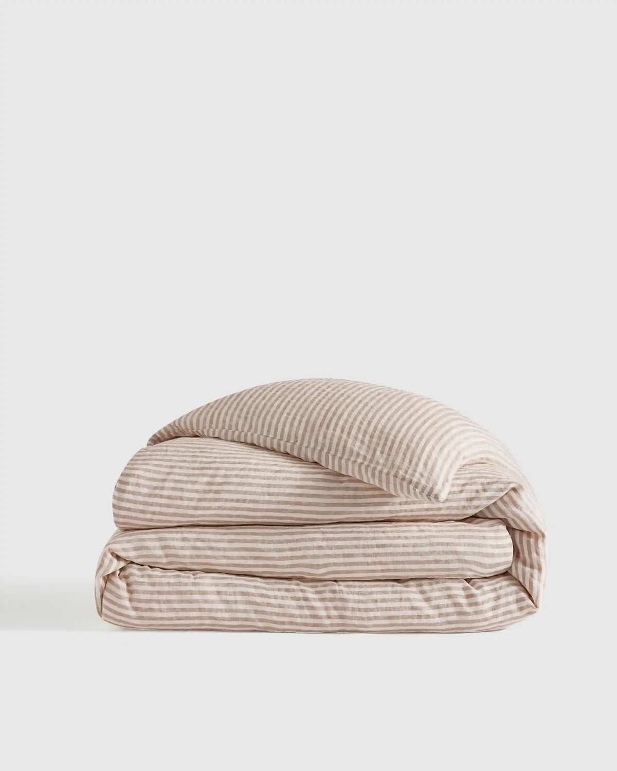 European Linen Stripe Duvet Cover