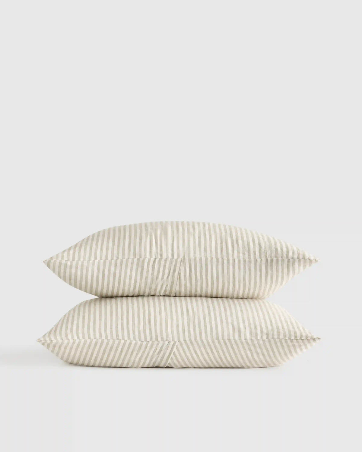 European Linen Stripe Sham Set