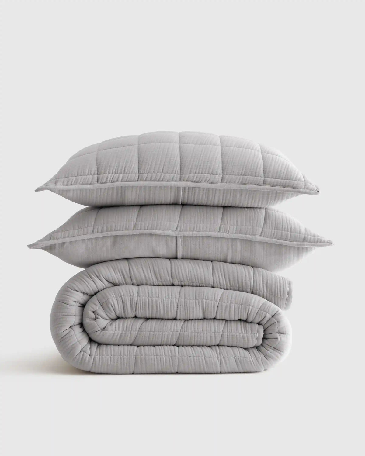Organic Cotton Gauze Box Quilt Set