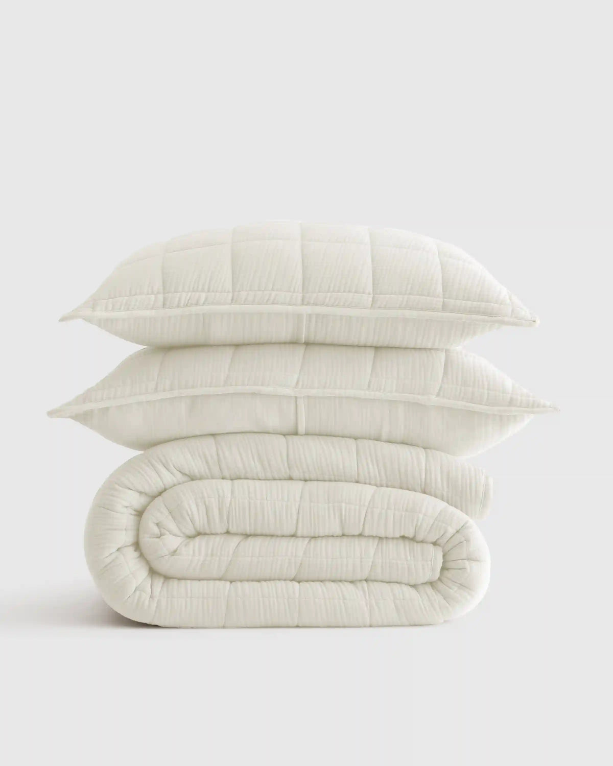 Organic Cotton Gauze Box Quilt Set