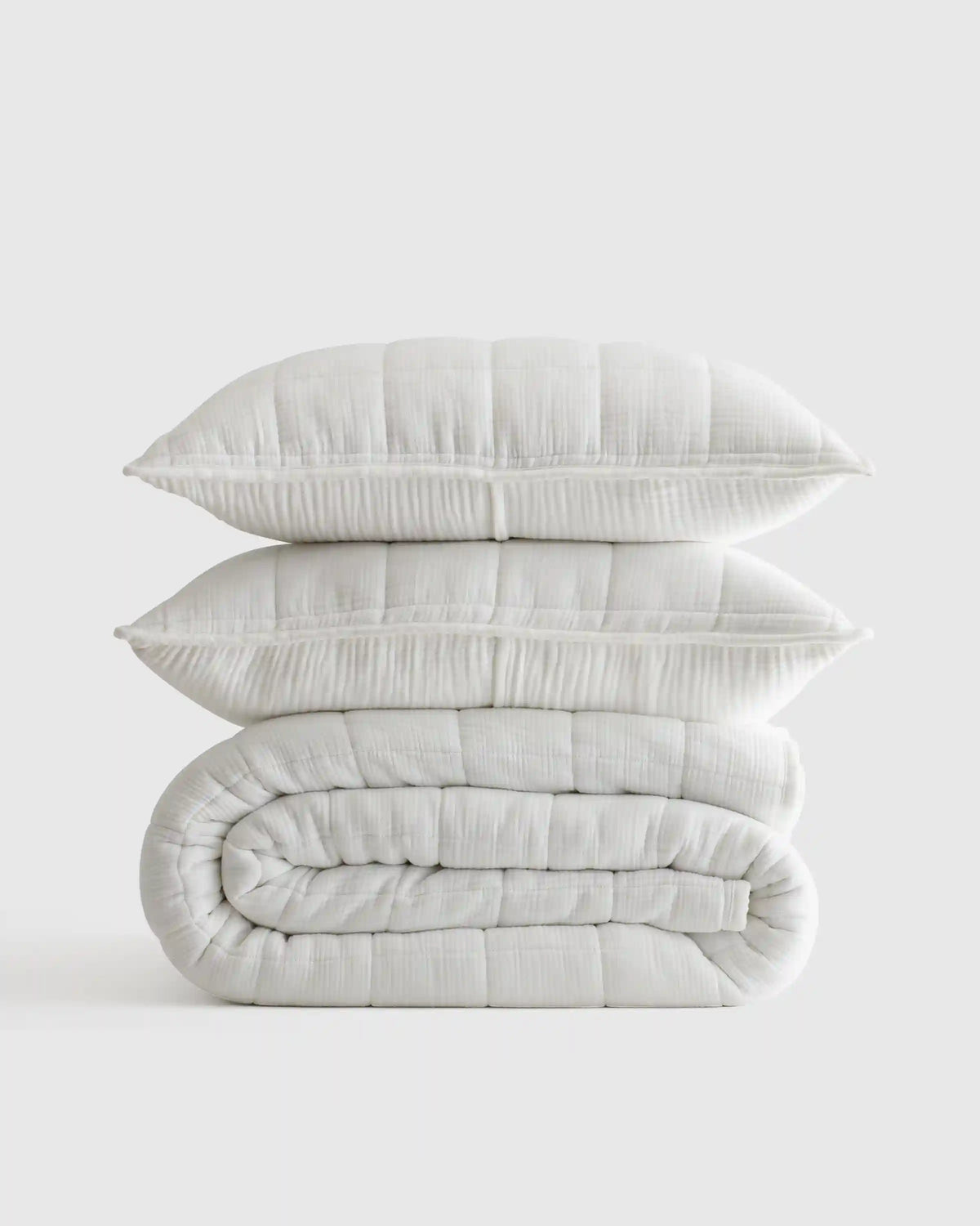 Organic Cotton Gauze Box Quilt Set