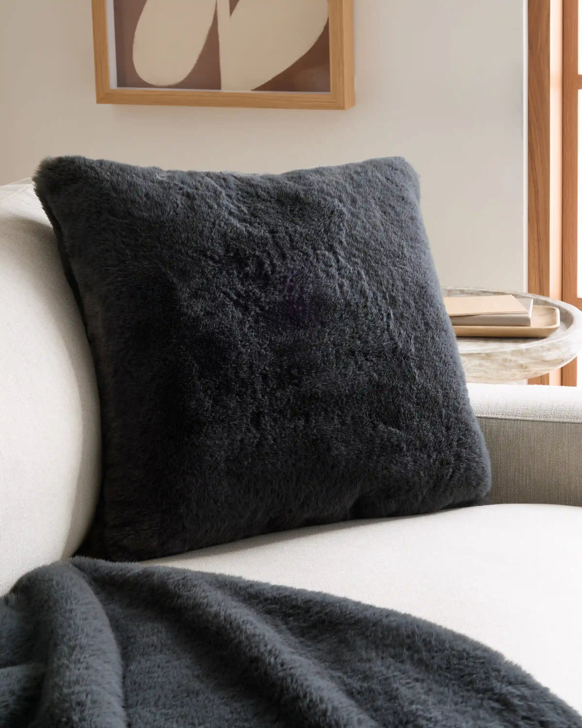 Luxury Faux Fur Pillow Cover