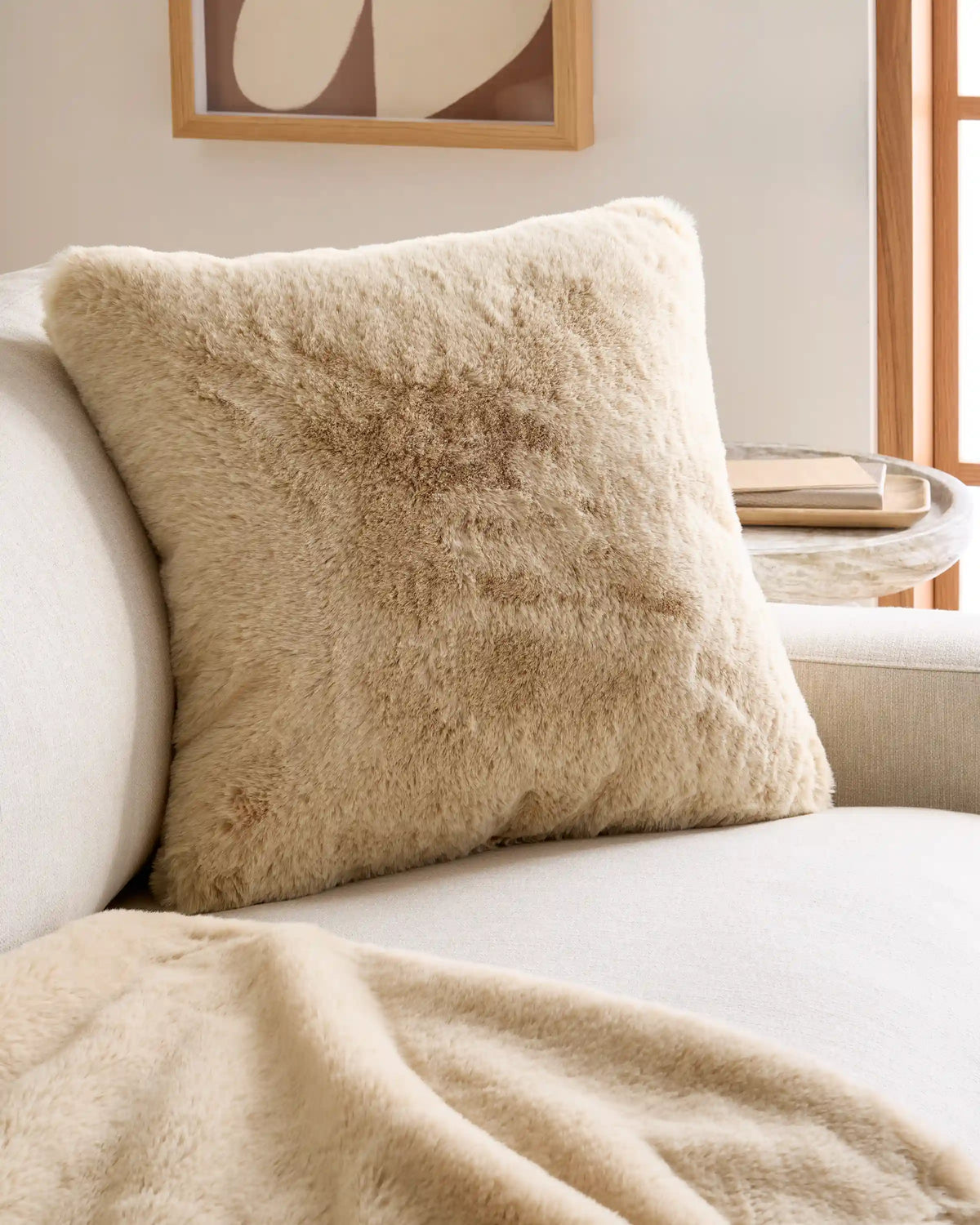 Luxury Faux Fur Pillow Cover
