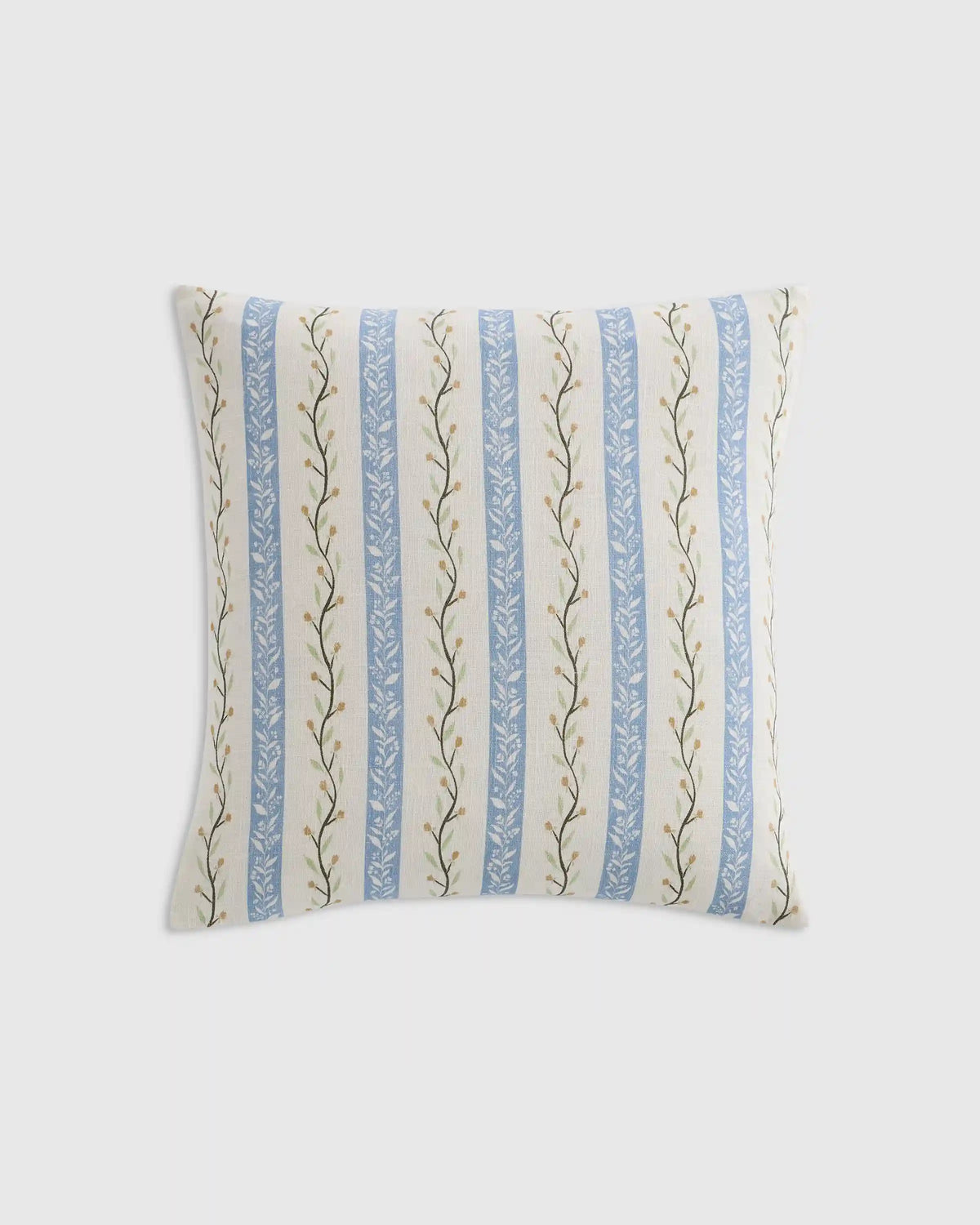 Floral Vine Cotton Pillow Cover