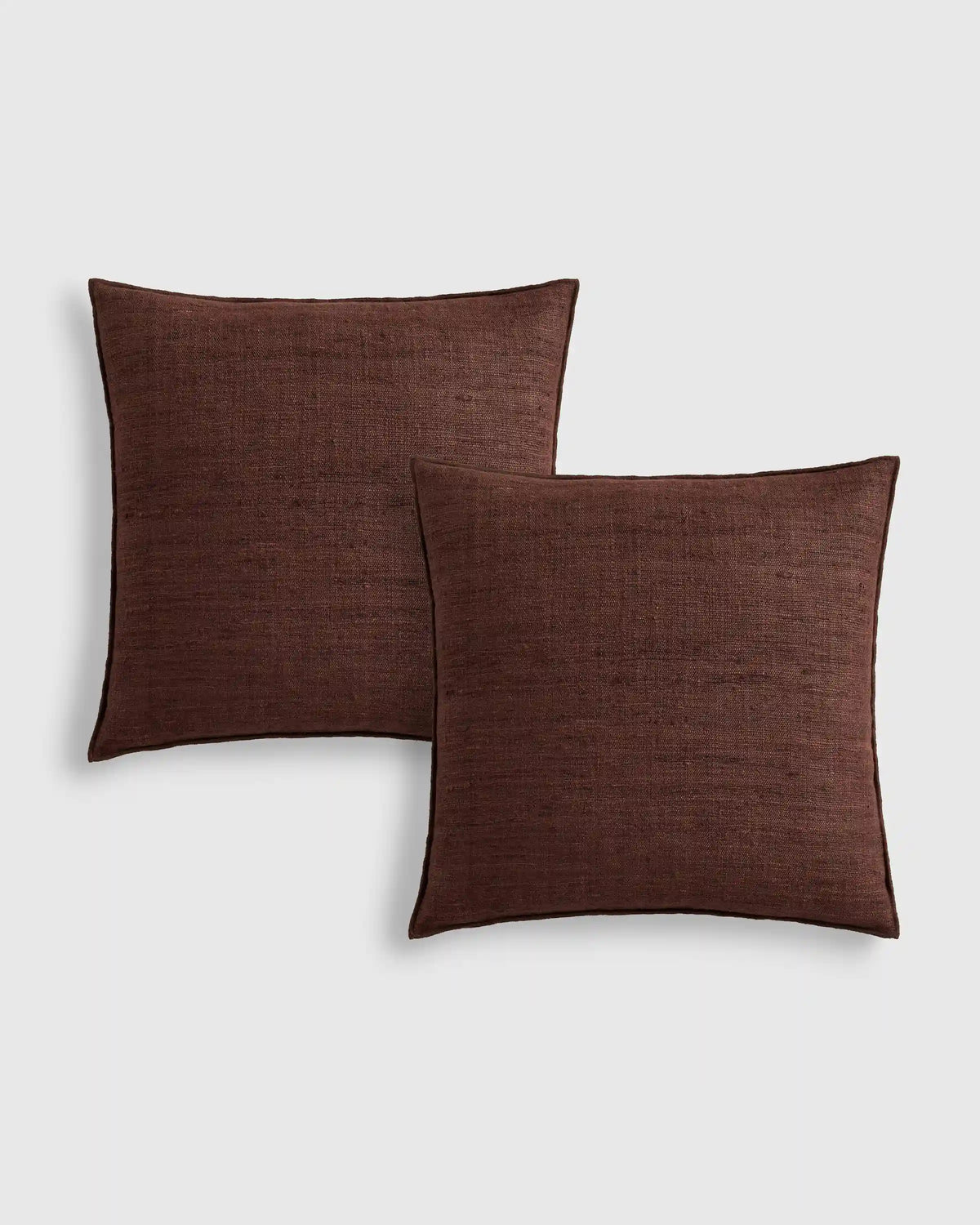Raw Silk Textured Pillow Cover (Set of 2)