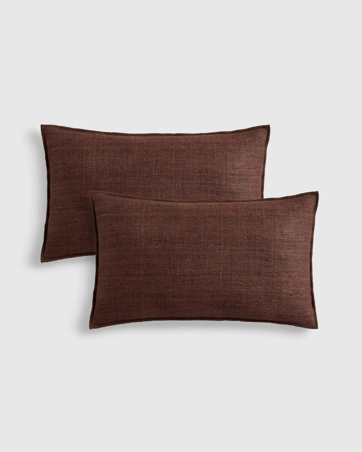 Raw Silk Textured Pillow Cover (Set of 2)