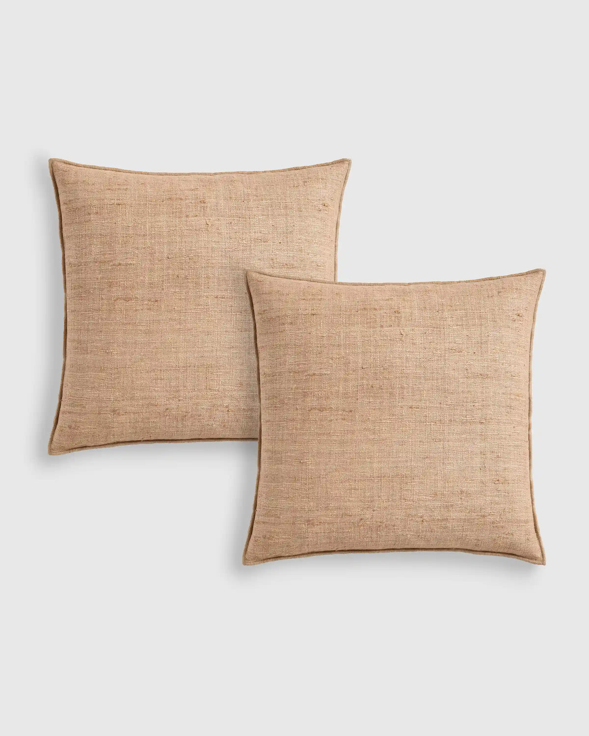 Raw Silk Textured Pillow Cover (Set of 2)