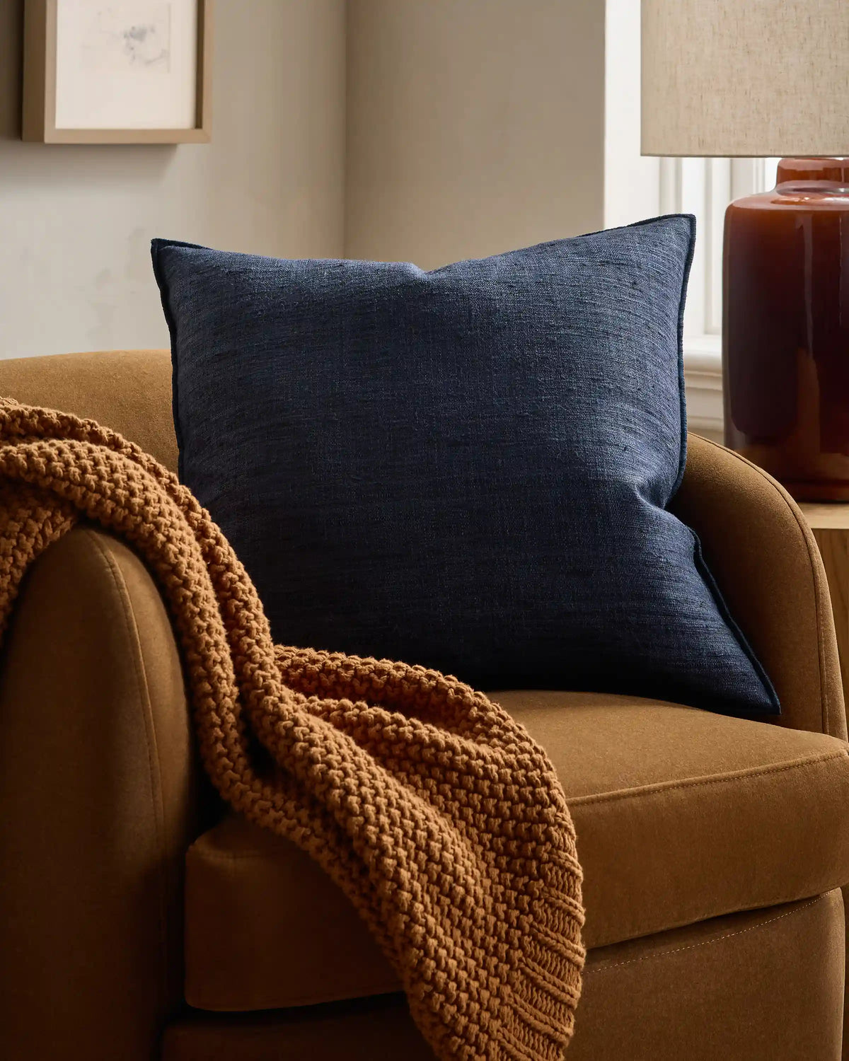 Raw Silk Textured Pillow Cover (Set of 2)