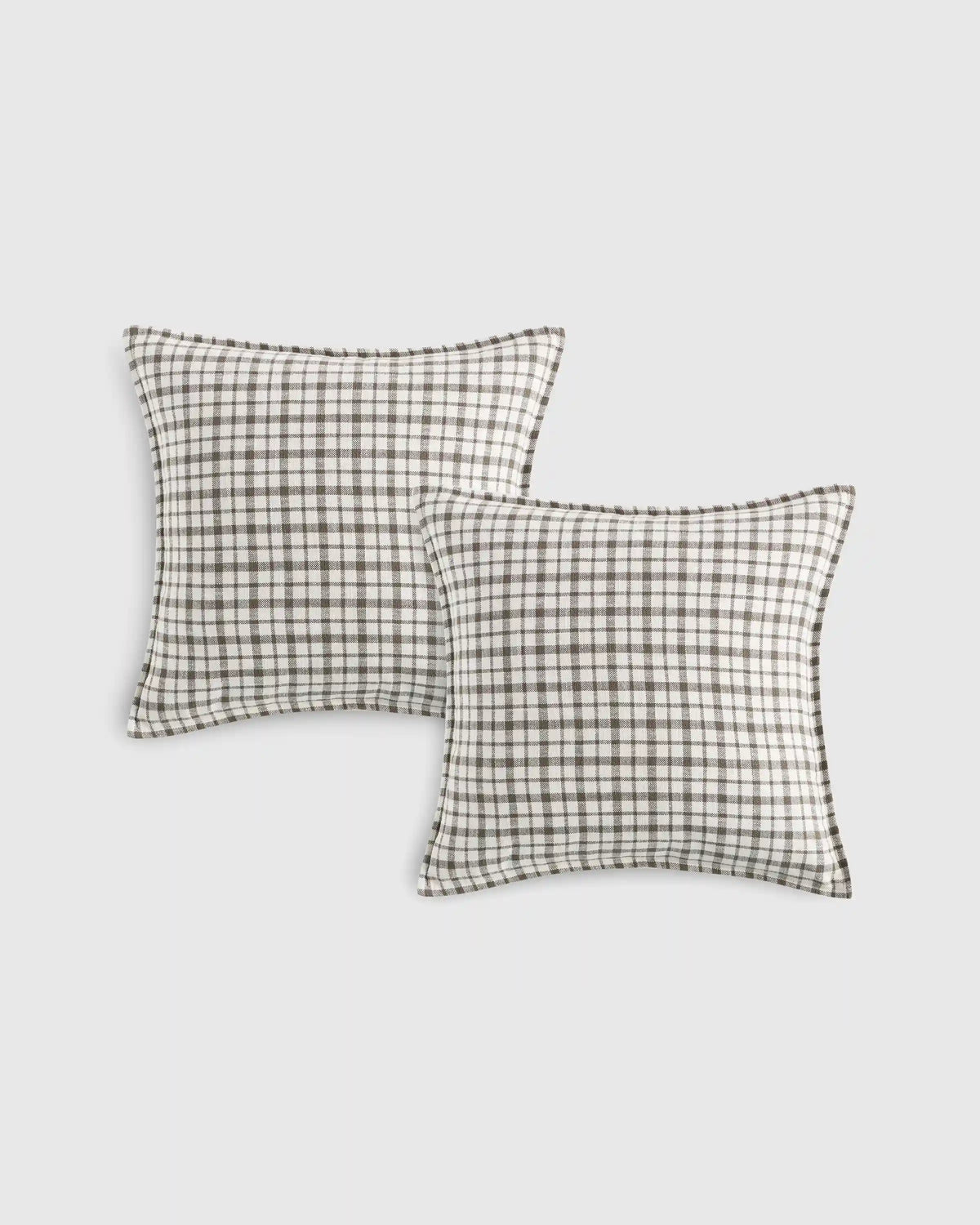 Plaid Cotton Pillow Cover (Set of 2)