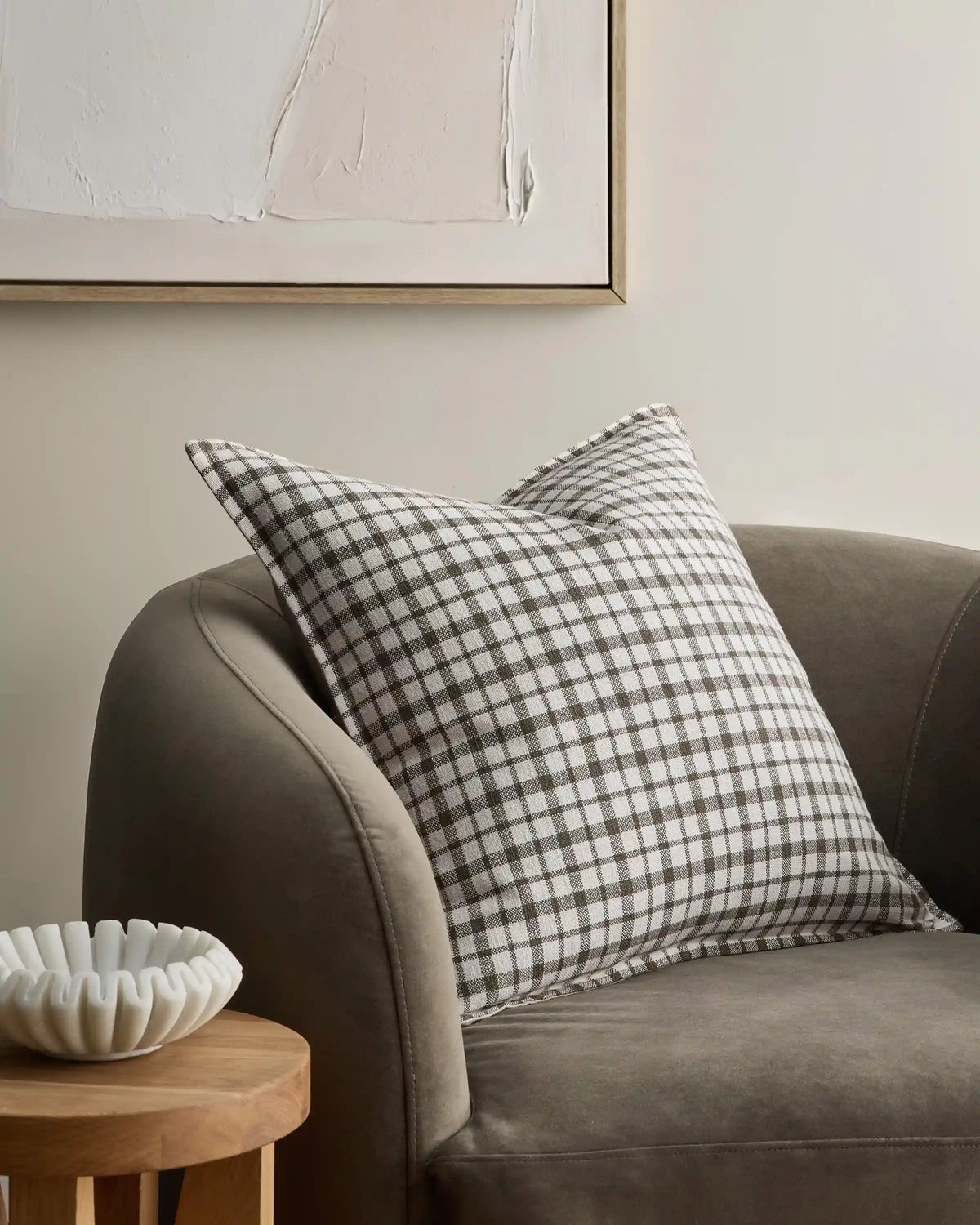 Plaid Cotton Pillow Cover (Set of 2)