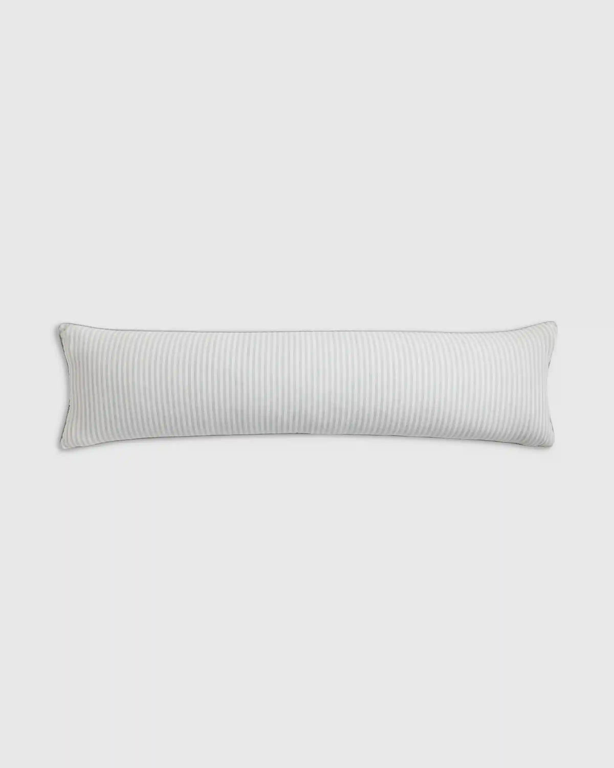 Piped Linen Stripe Pillow Cover