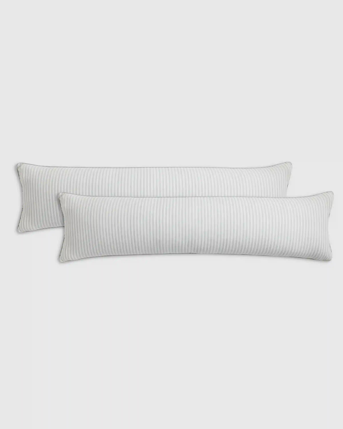 Piped Linen Stripe Pillow Cover (Set of 2)