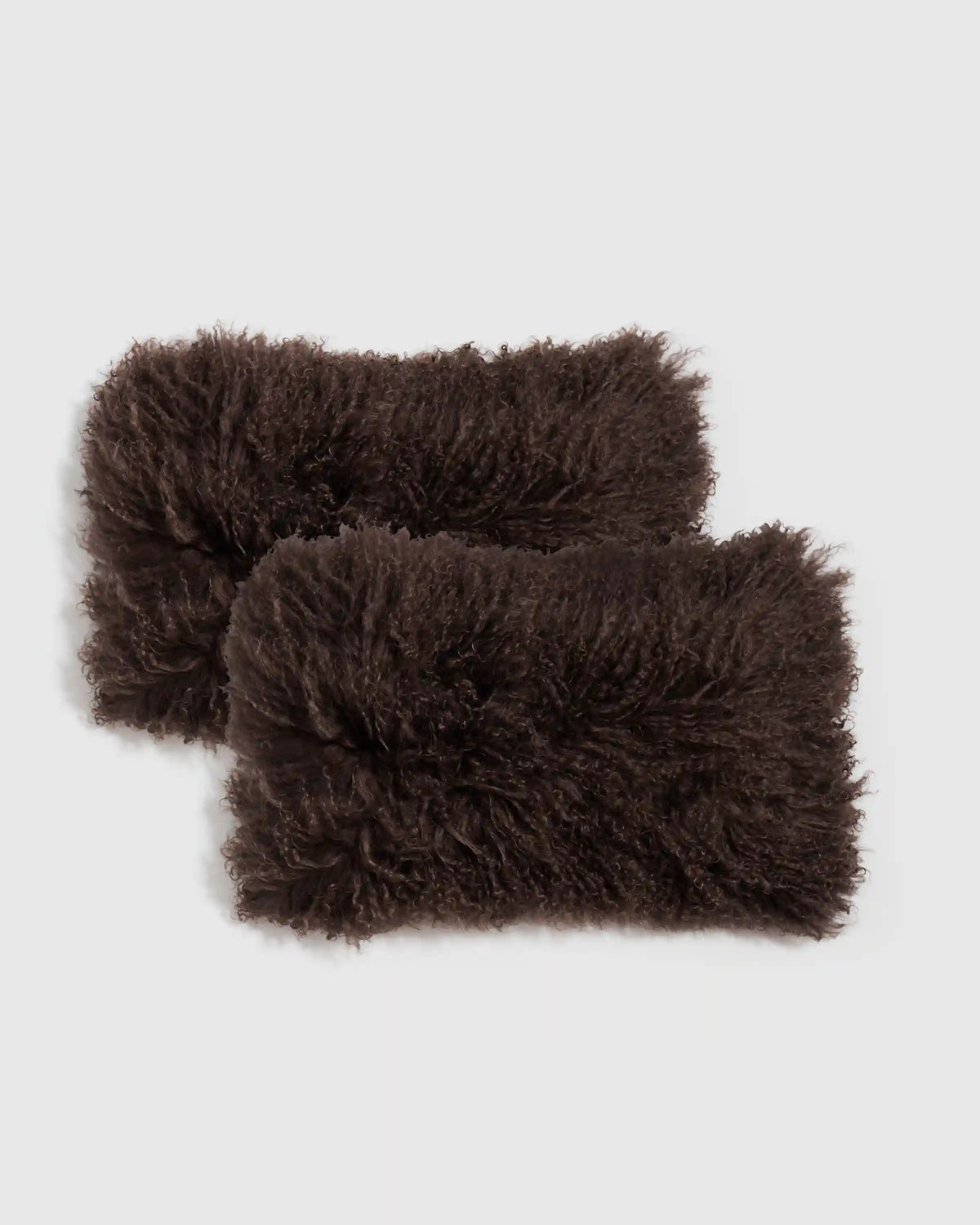Luxe Mongolian Lamb Pillow Cover (Set of 2)
