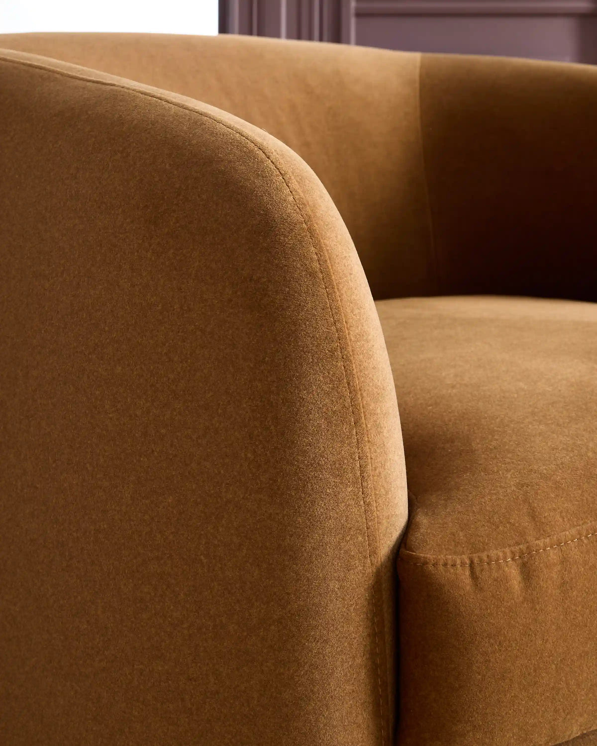 Performance Velvet Swivel Chair