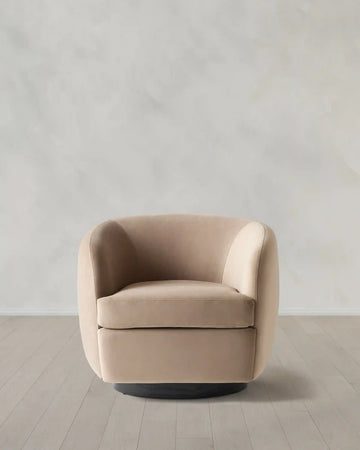 Performance Velvet Swivel Chair