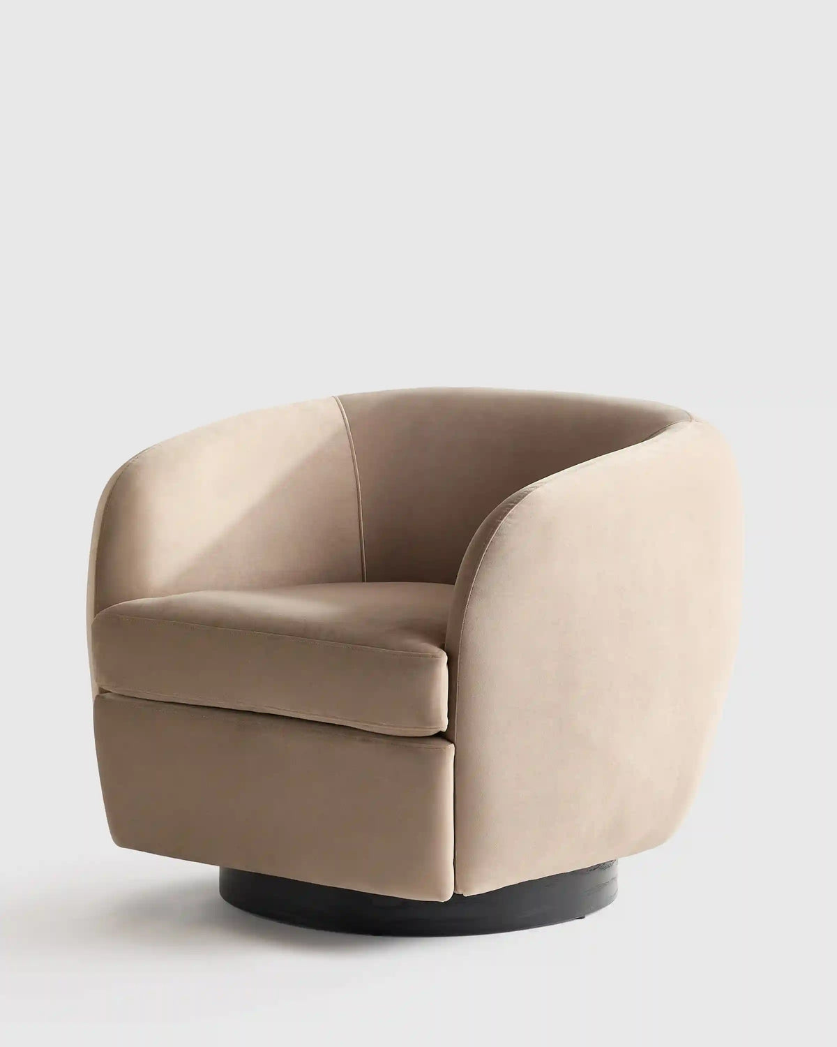 Performance Velvet Swivel Chair
