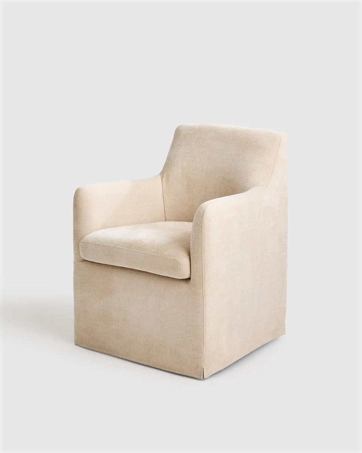Performance Chenille Curved Back Dining Chair