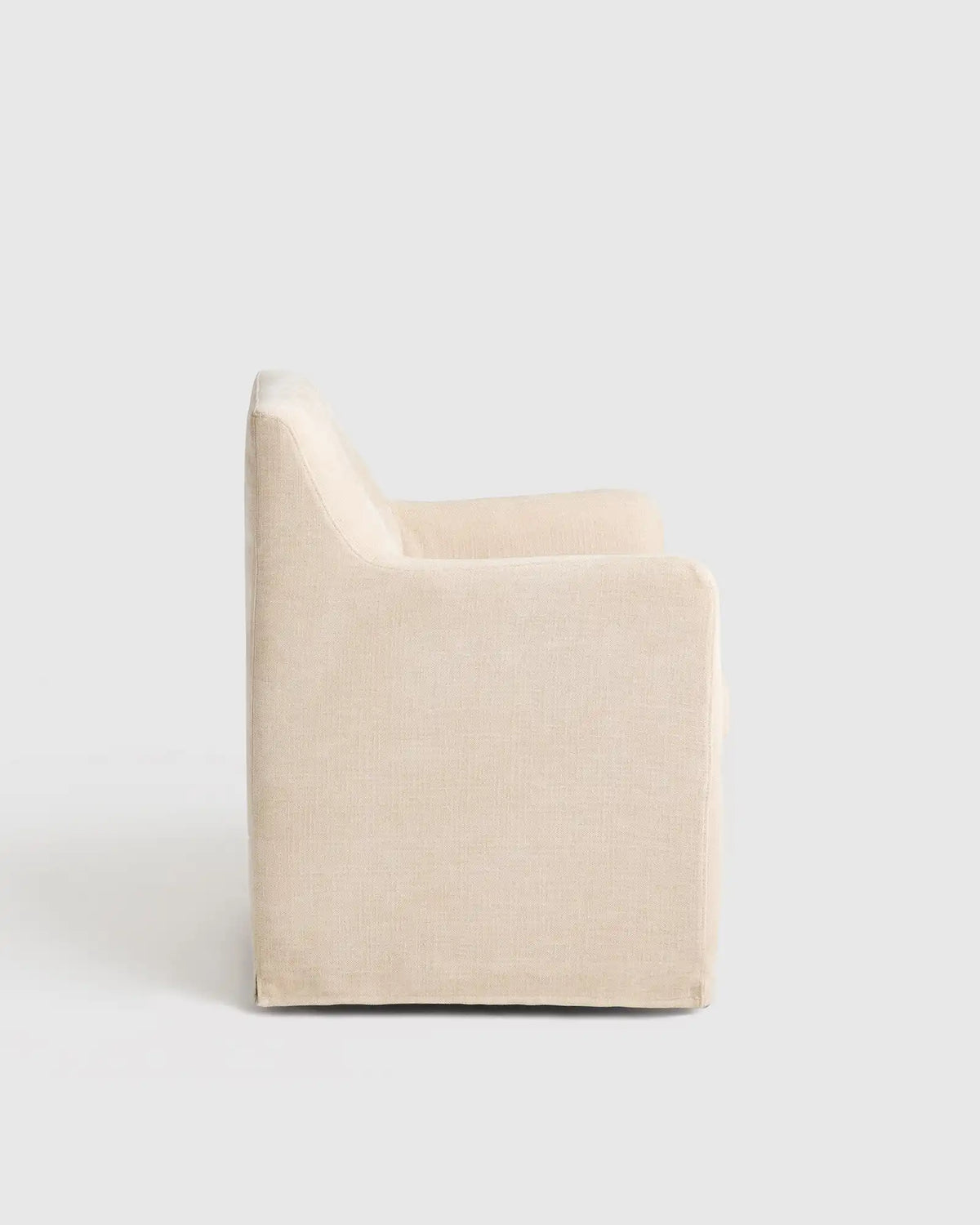 Performance Chenille Curved Back Dining Chair