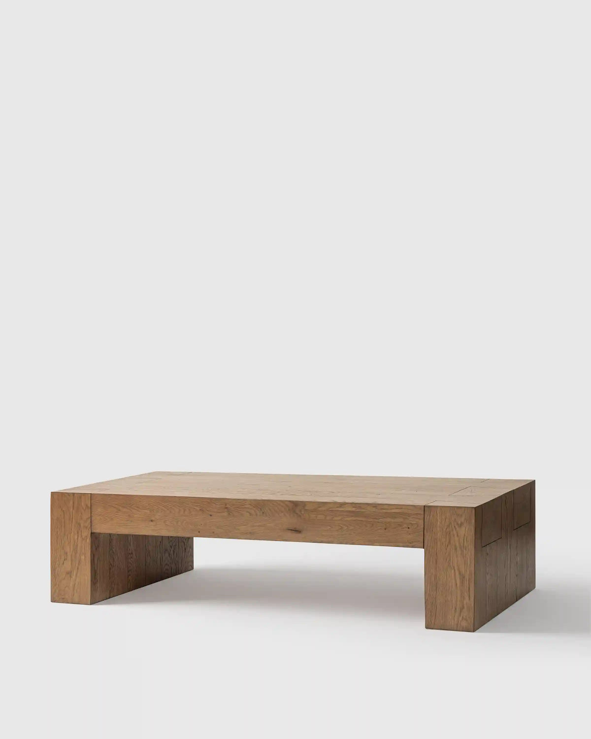 Reclaimed Oak Waterfall Coffee Table