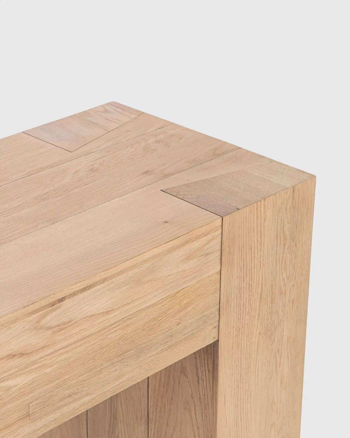 Reclaimed Oak Waterfall Console Table