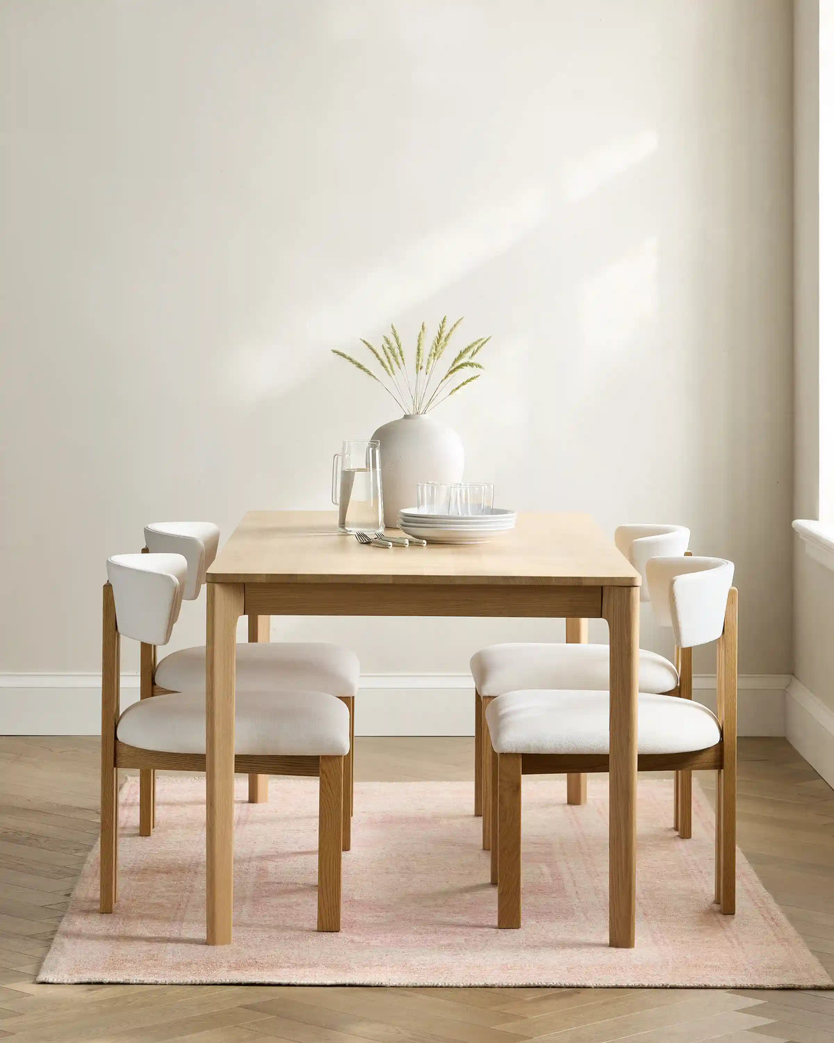 Solid Wood and Performance Fabric Dining Chair (Set of 2)
