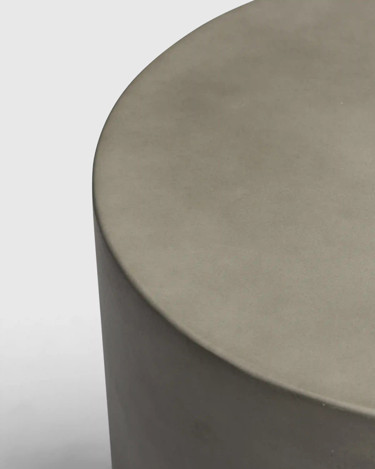 Concrete Drum Indoor/Outdoor Side Table