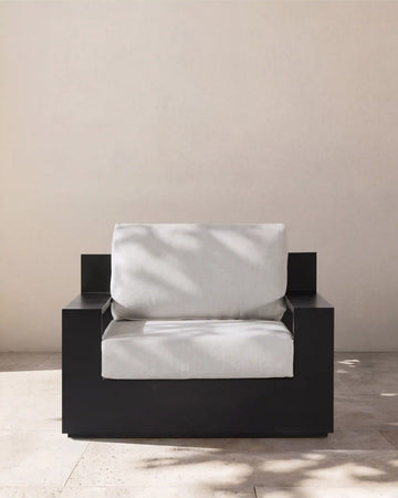 Powder-Coated Aluminum Outdoor Swivel Lounge Chair